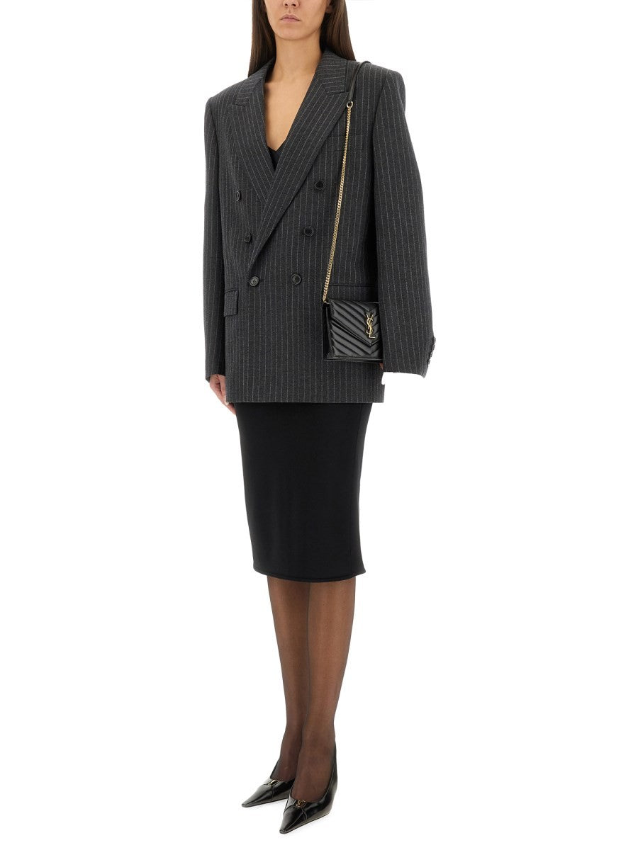 Saint Laurent - Woman - Grey - Blazer