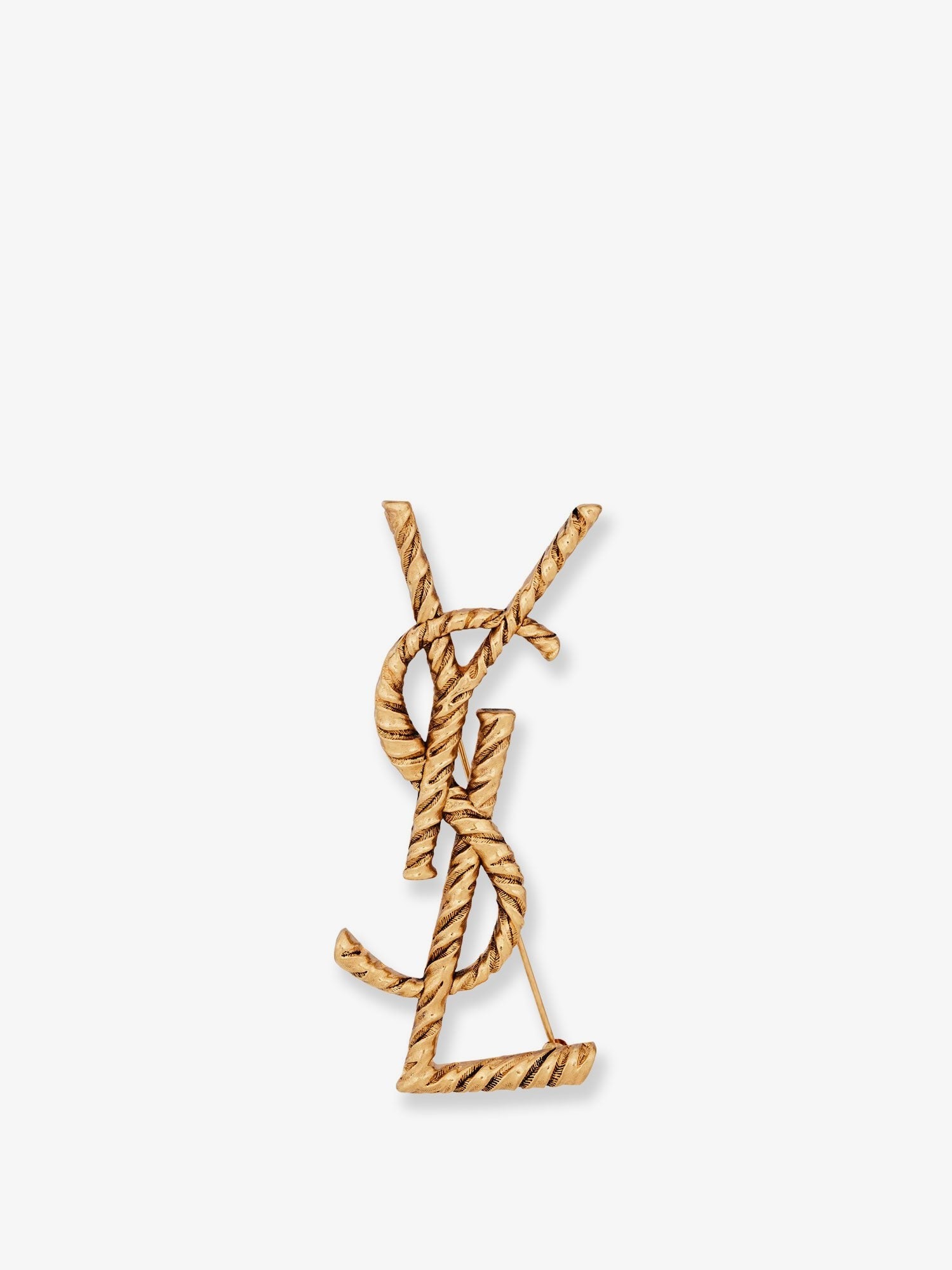 Saint Laurent - Woman - Or Laiton - Brooch