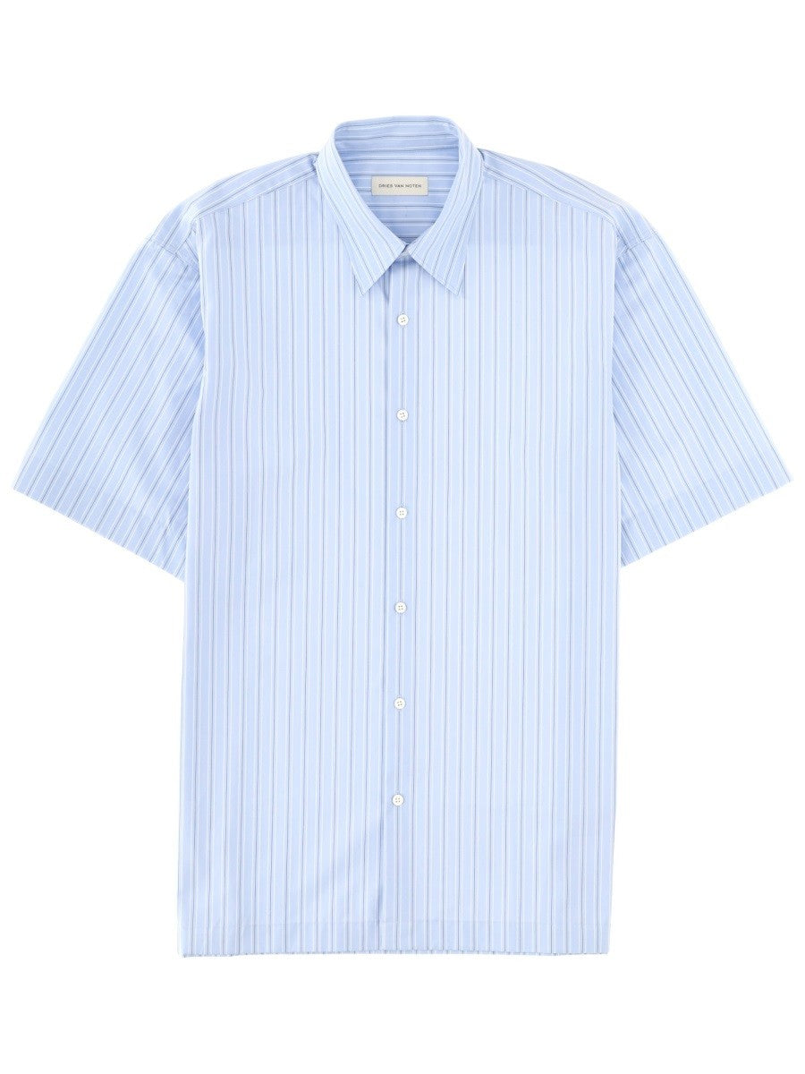 Dries Van Noten - Man - Blue - Shirt