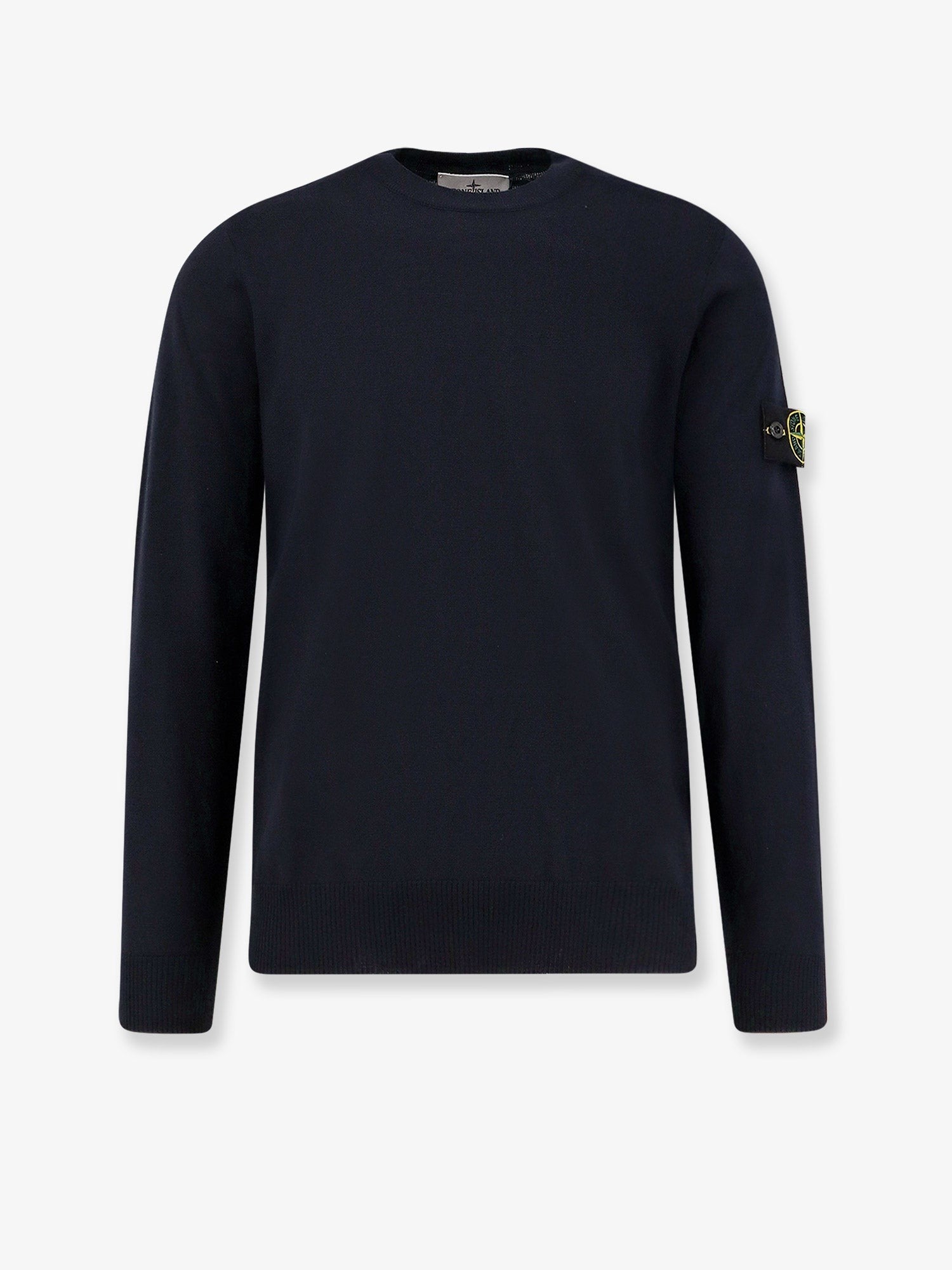 Stone Island - Man - Blue - Knit Sweater