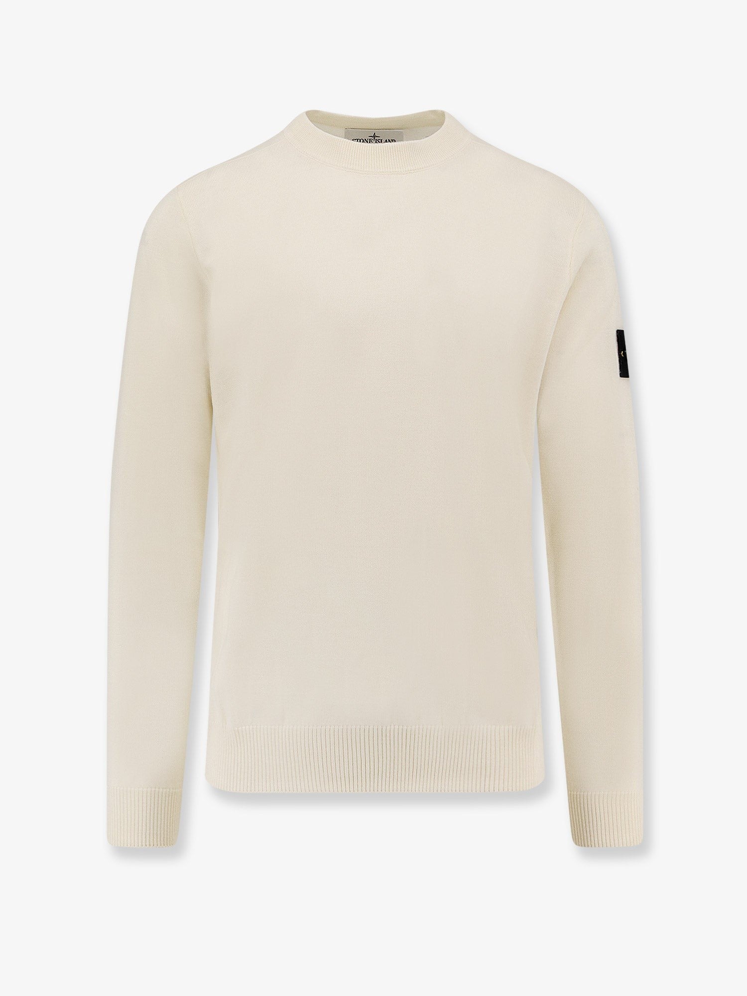 Stone Island - Man - White - Knit Sweater