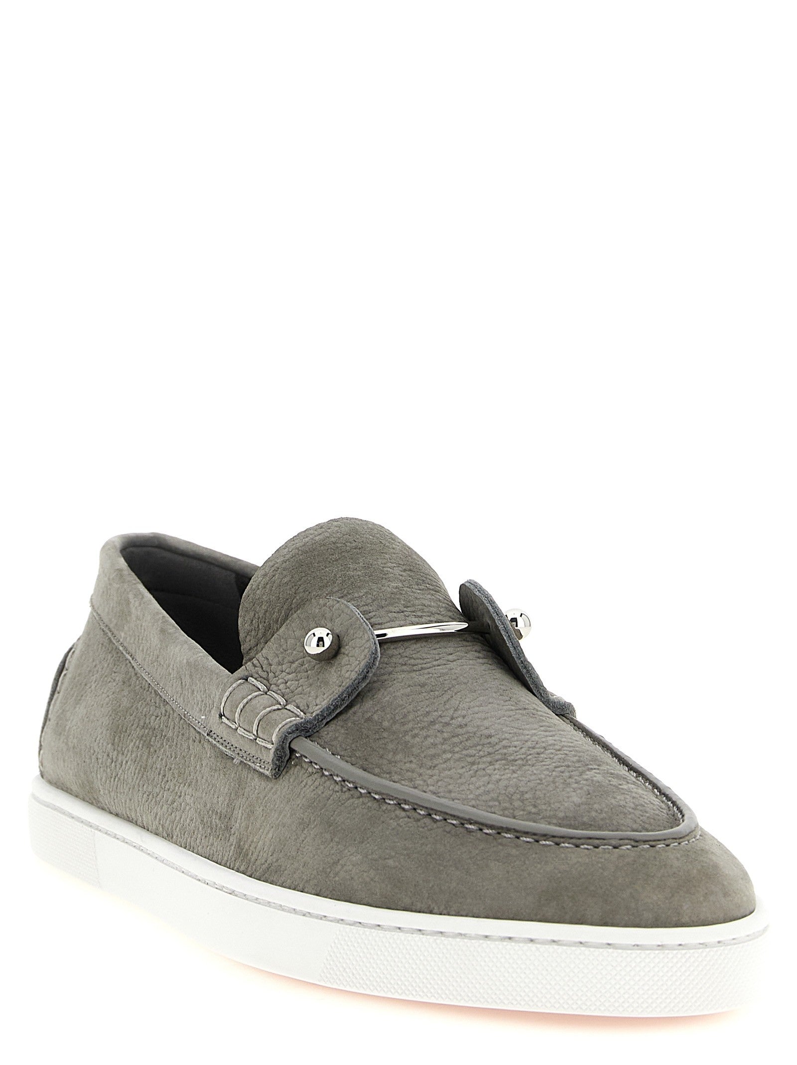 CHRISTIAN LOUBOUTIN - nan - Grey - Loafer