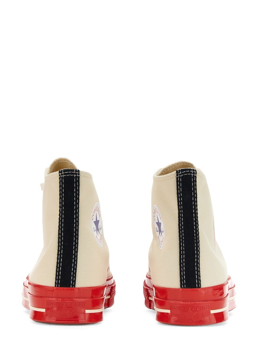 COMME DES GARCONS PLAY CONVERSE - Man - White - Sneaker