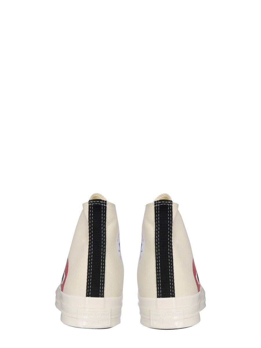 COMME DES GARCONS PLAY CONVERSE - Man - White - Sneaker