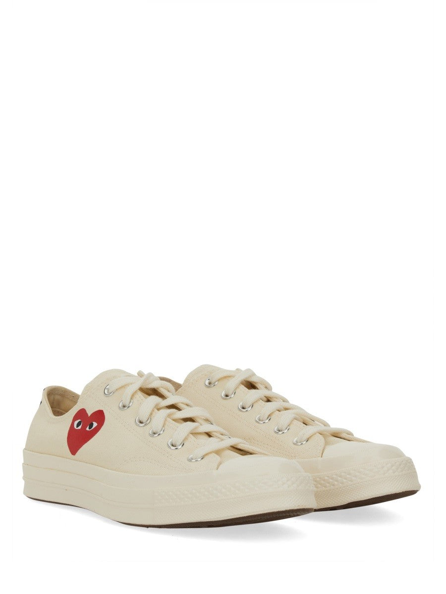 COMME DES GARCONS PLAY CONVERSE - Man - White - Sneaker