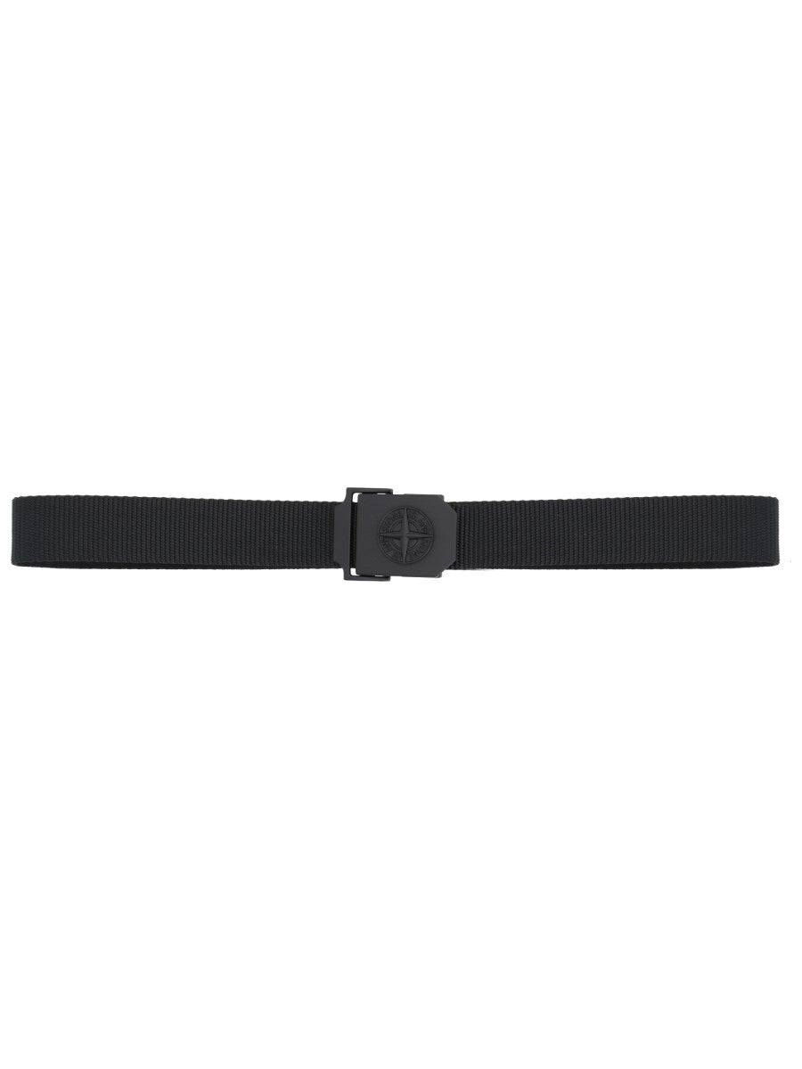 Stone Island - Man - Black - Belt