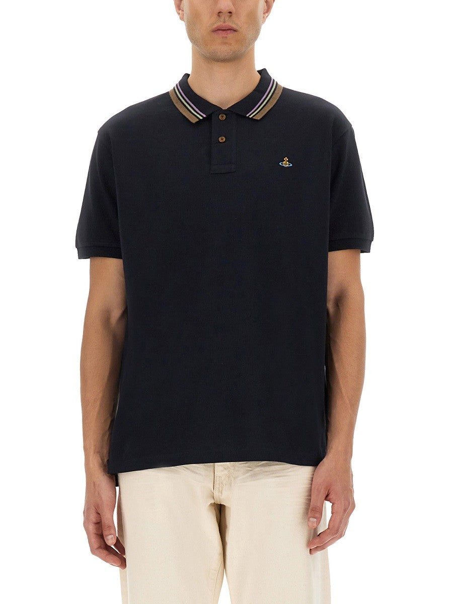 Vivienne Westwood - Man - Blue - Polo Shirts