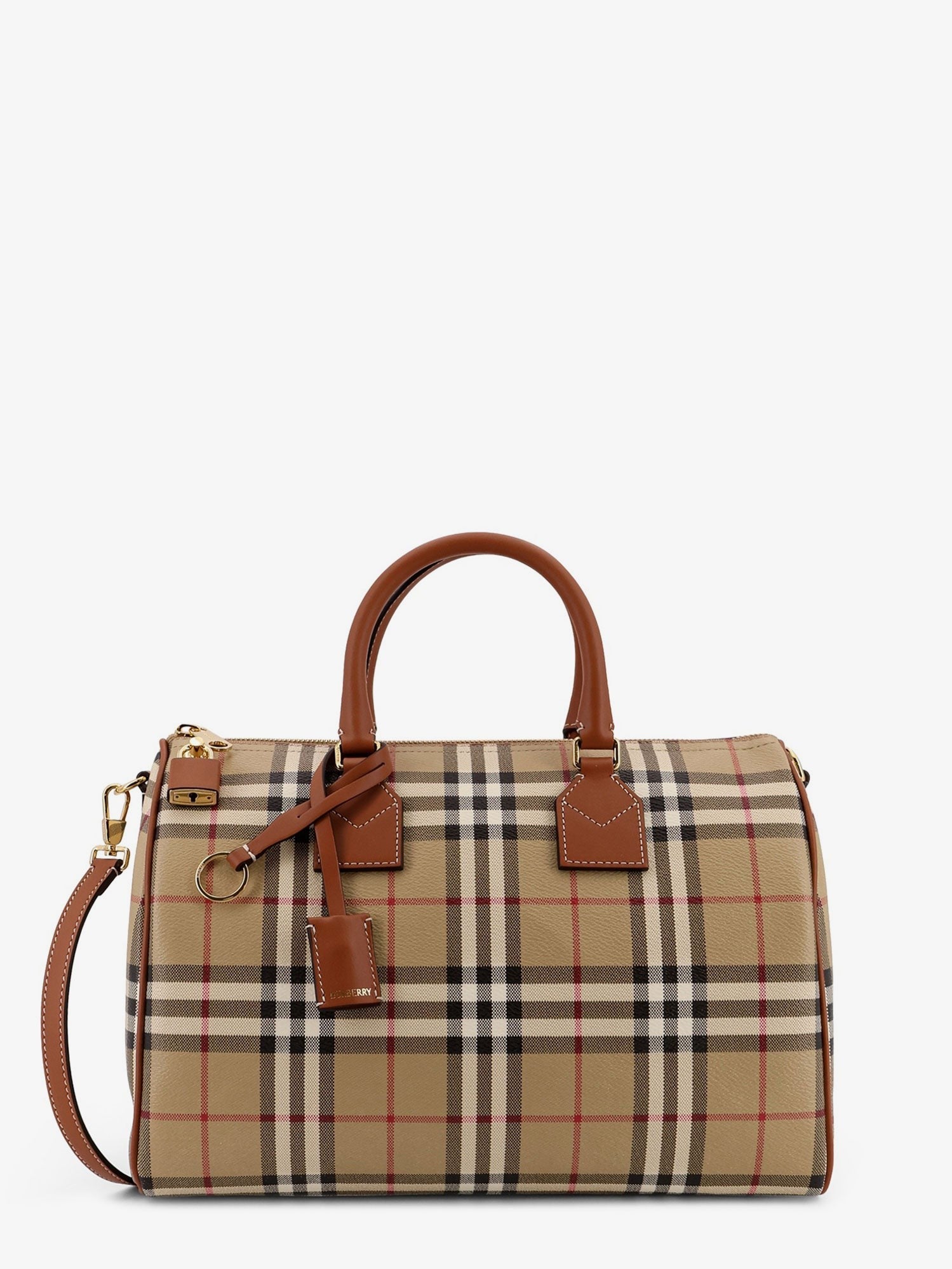 Burberry - Woman - Vntg Chk Briar Brown - Handbag