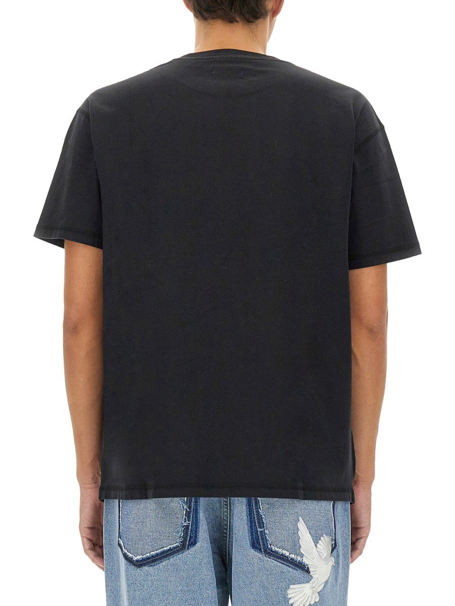 3.PARADIS - Man - Black - T-shirt