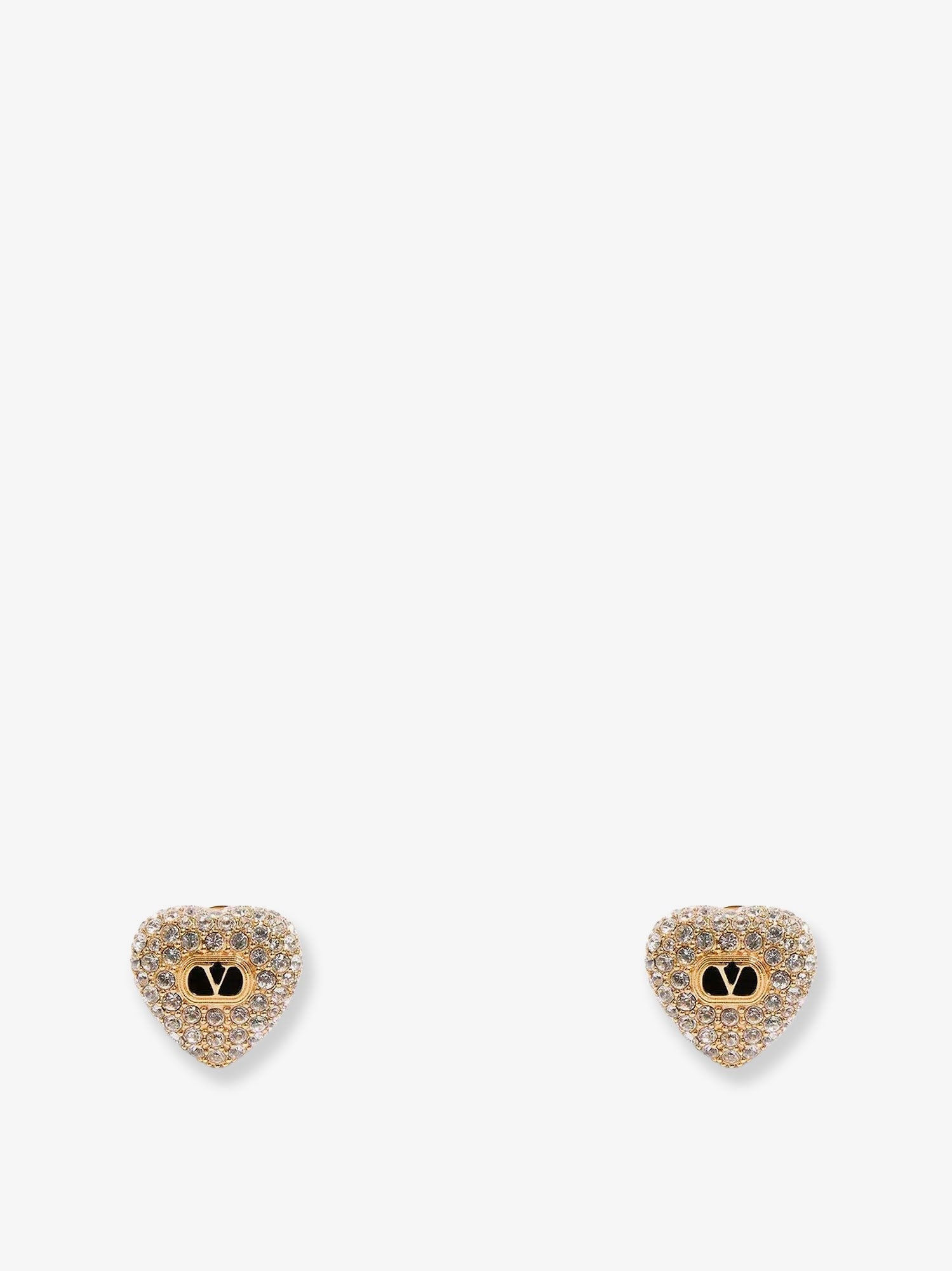 Valentino Garavani - Woman - Oro/Nero/Crystal - Earring