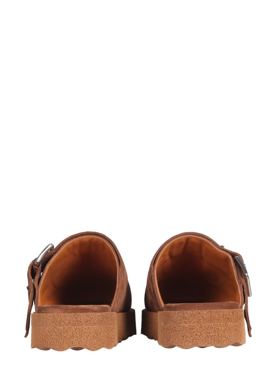 Off-white - Man - Brown - Flat