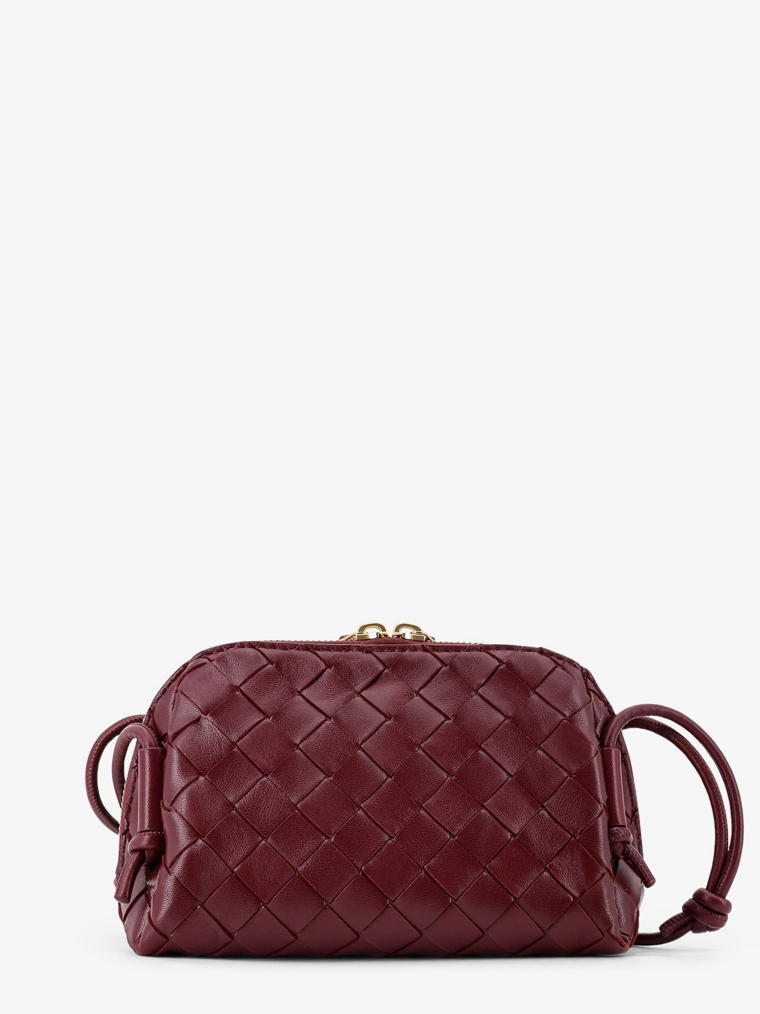 Bottega Veneta - Woman - Barolo-Gold - Crossbody Bag