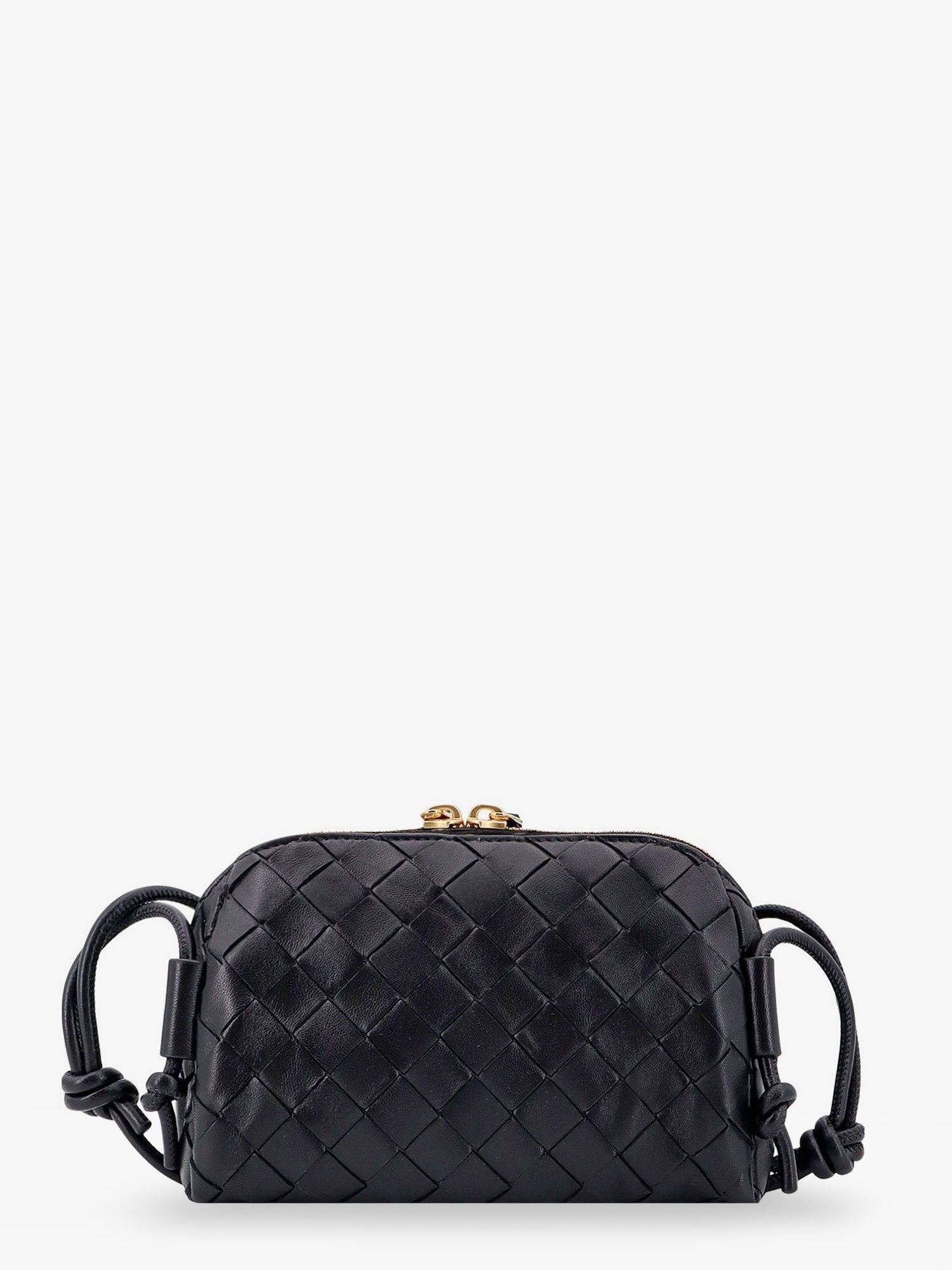 Bottega Veneta - Woman - Black-Gold - Crossbody Bag