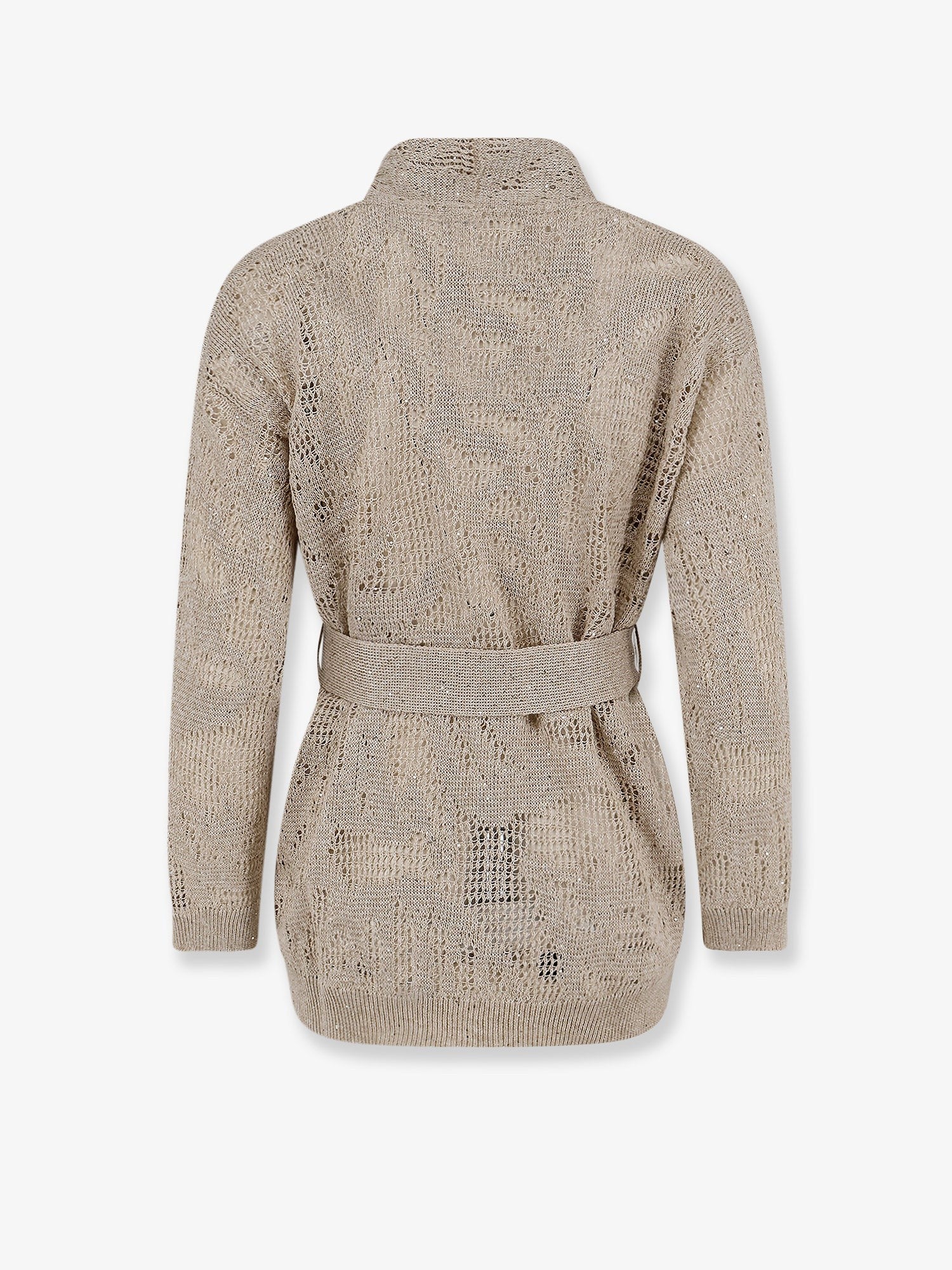 Brunello Cucinelli - Woman - Beige - Cardigan
