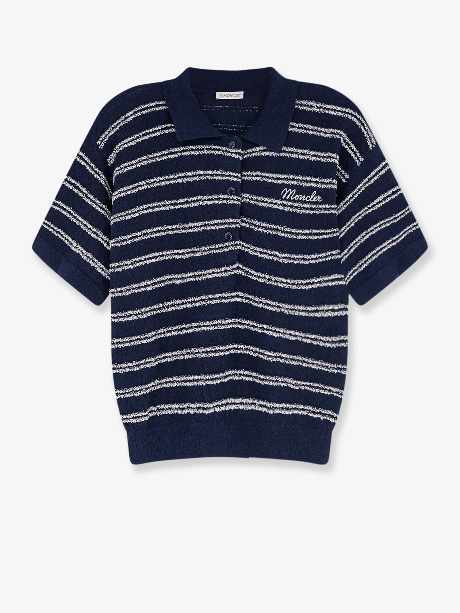 Moncler - Woman - Blue - Polo Shirt