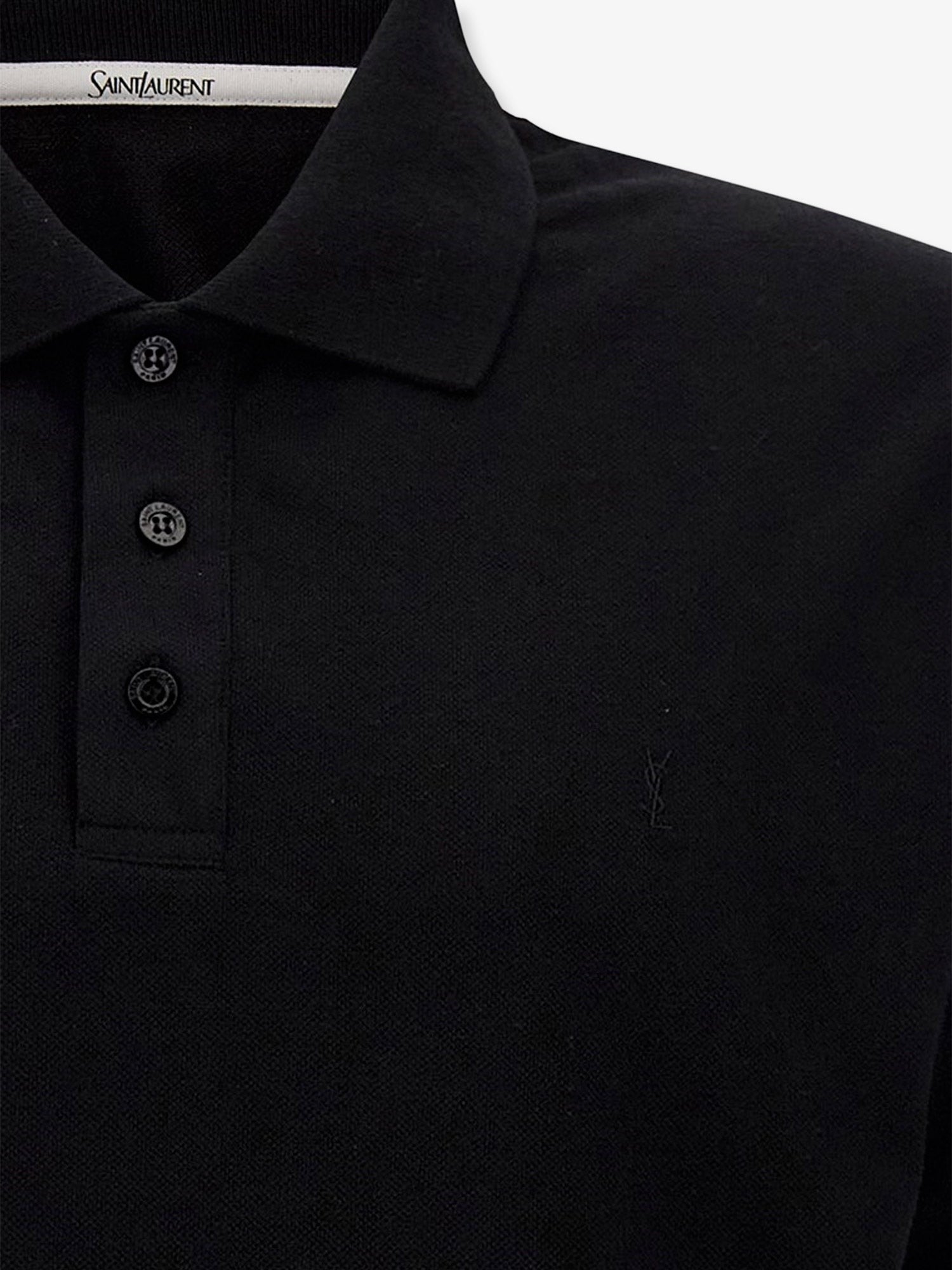 Saint Laurent - Man - Black - Polo Shirt