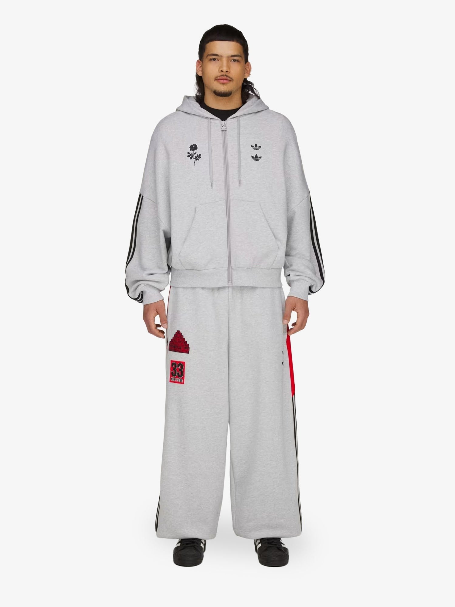 ADIDAS X WILLY CHAVARRIA - Man - Grey - Sweatshirt