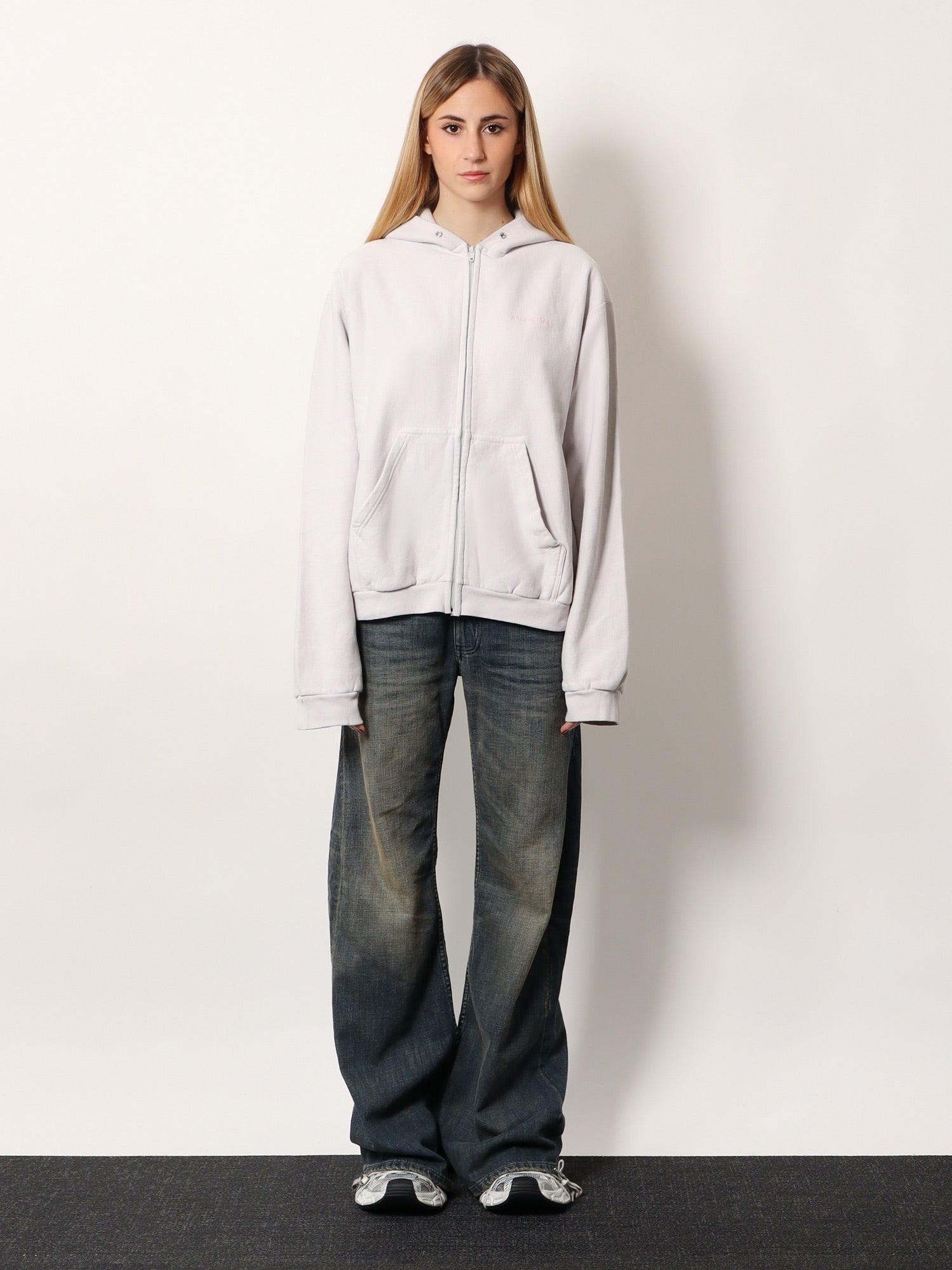 Balenciaga - Woman - Grey - Sweatshirt