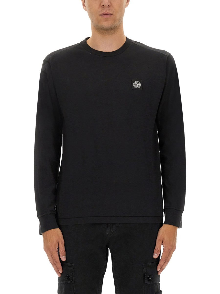 Stone Island - Man - Black - T-shirt