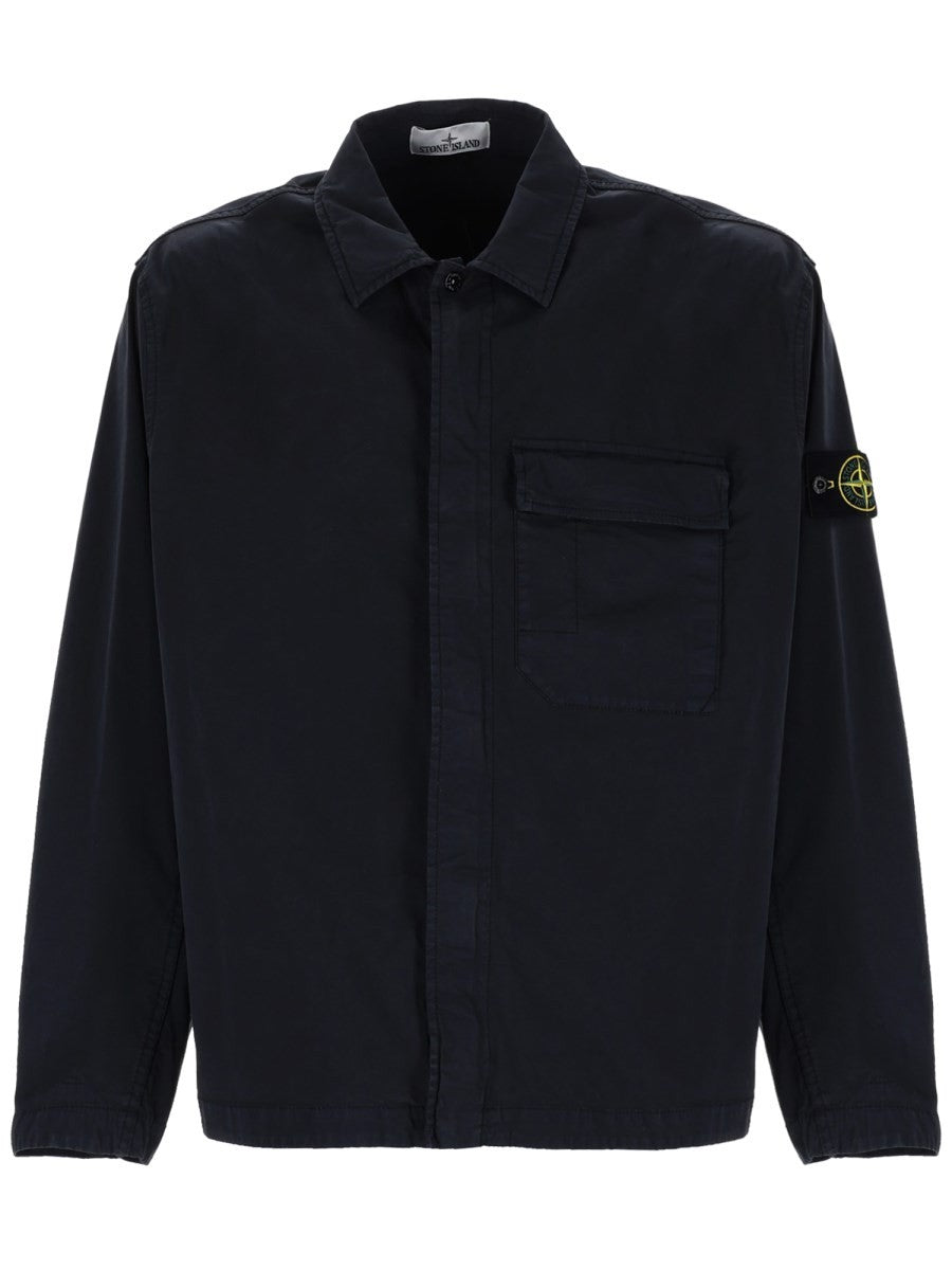 Stone Island - Man - Blue - Shirt
