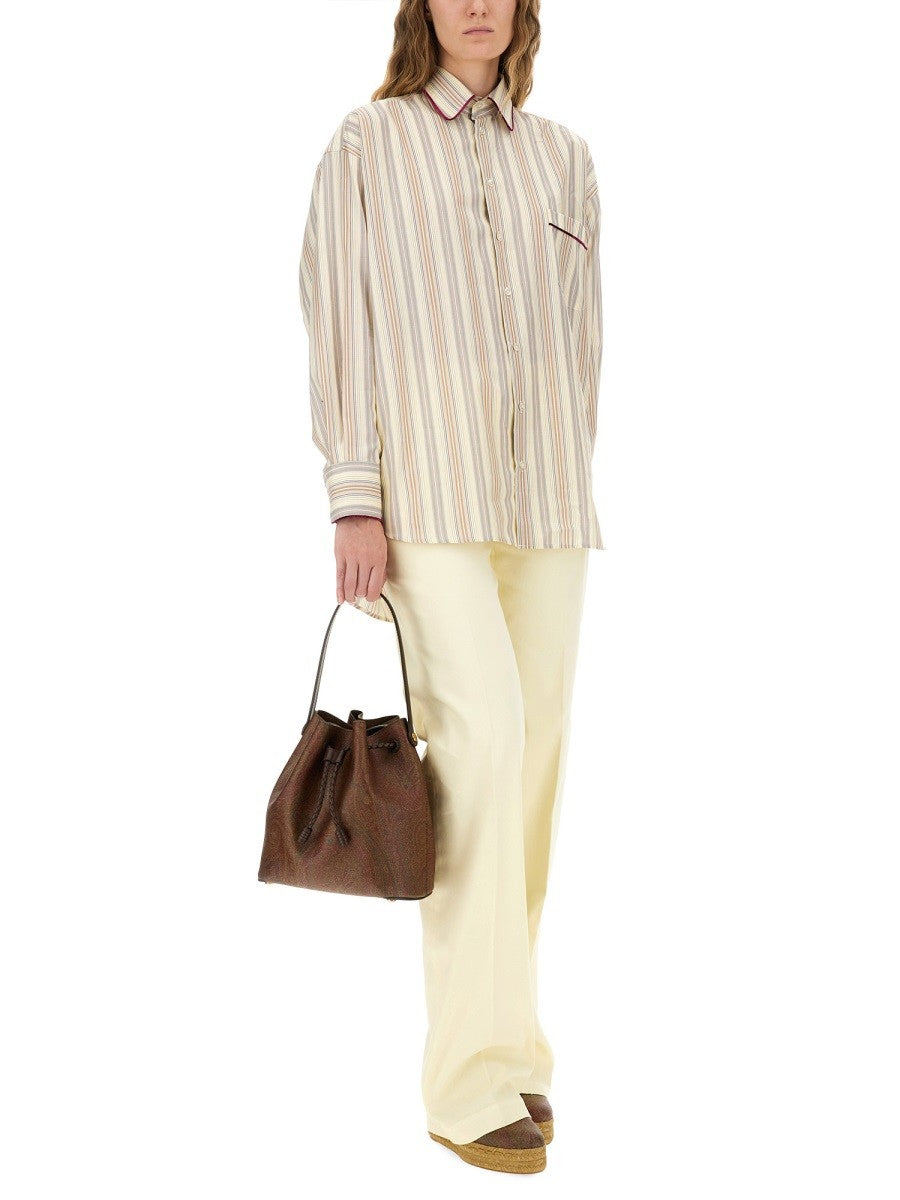 Etro - Woman - Beige - Pants
