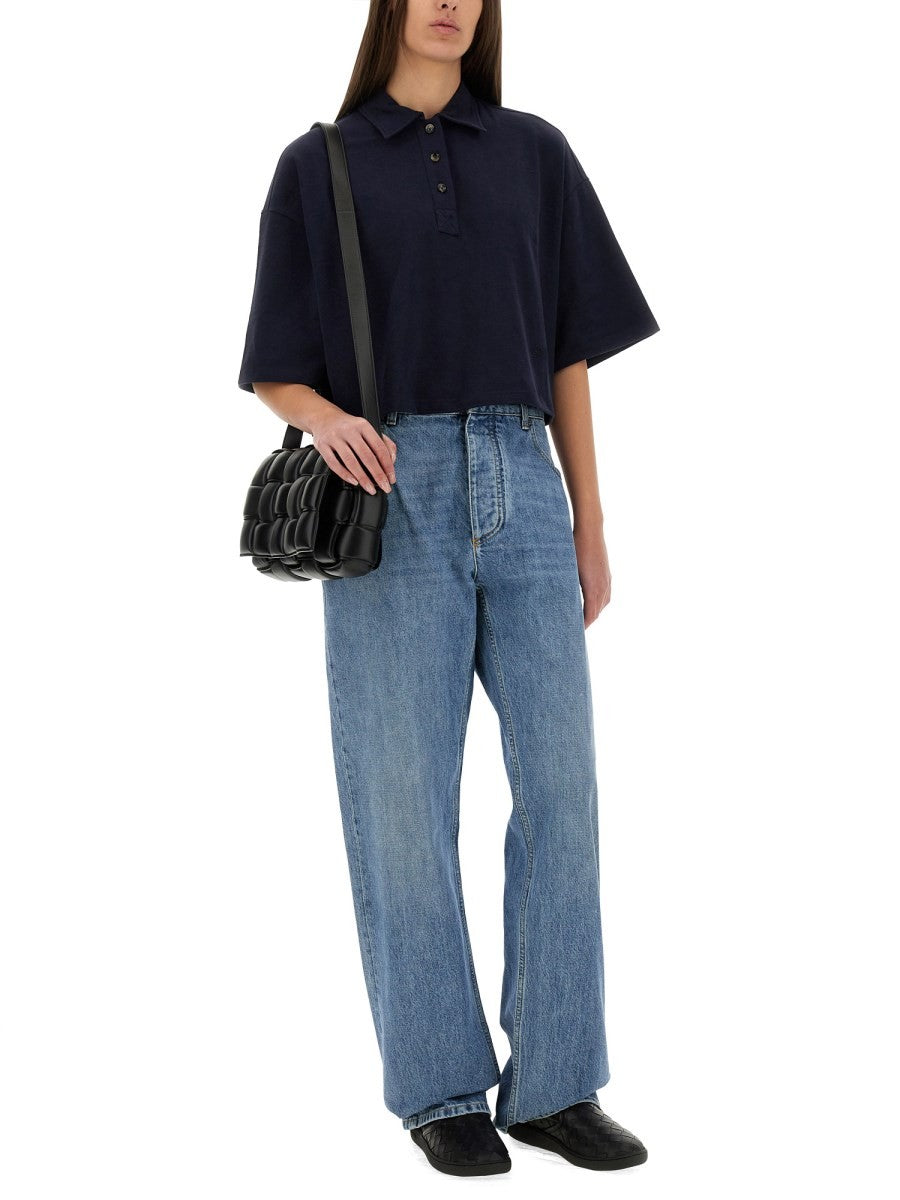 Bottega Veneta - Woman - Blue - POLO SHIRTS