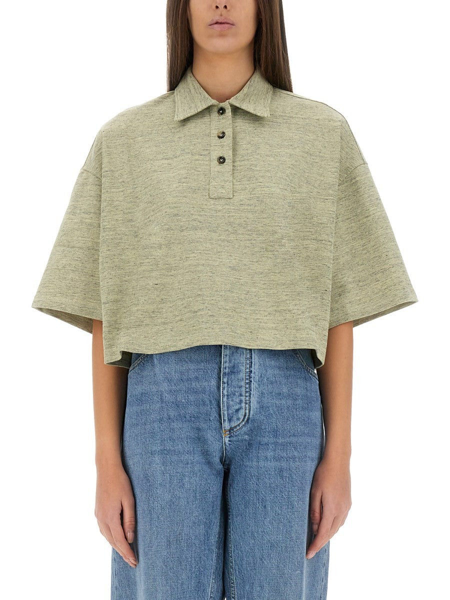 Bottega Veneta - Woman - Beige - POLO SHIRTS
