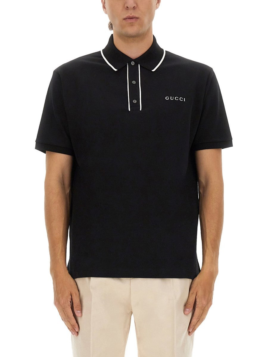 Gucci - Man - Black - Polo Shirt