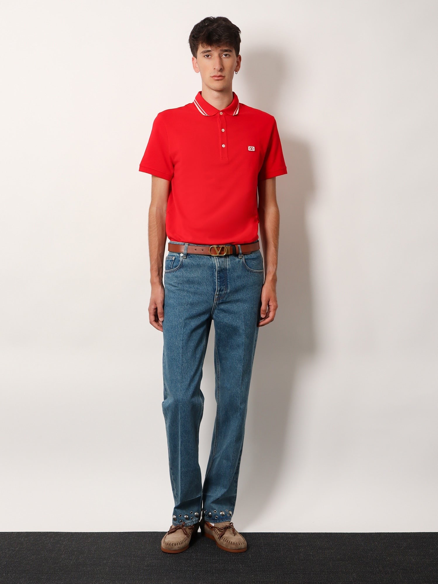 Valentino - Man - Red - Polo Shirt