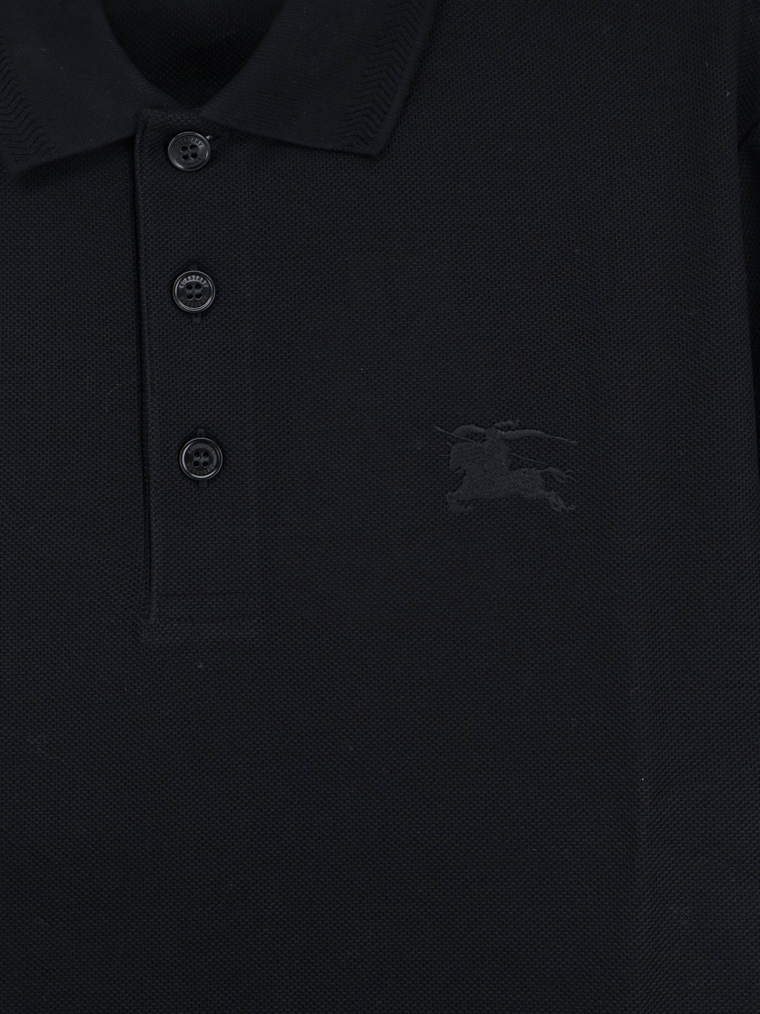 Burberry - Man - Black - Polo Shirt