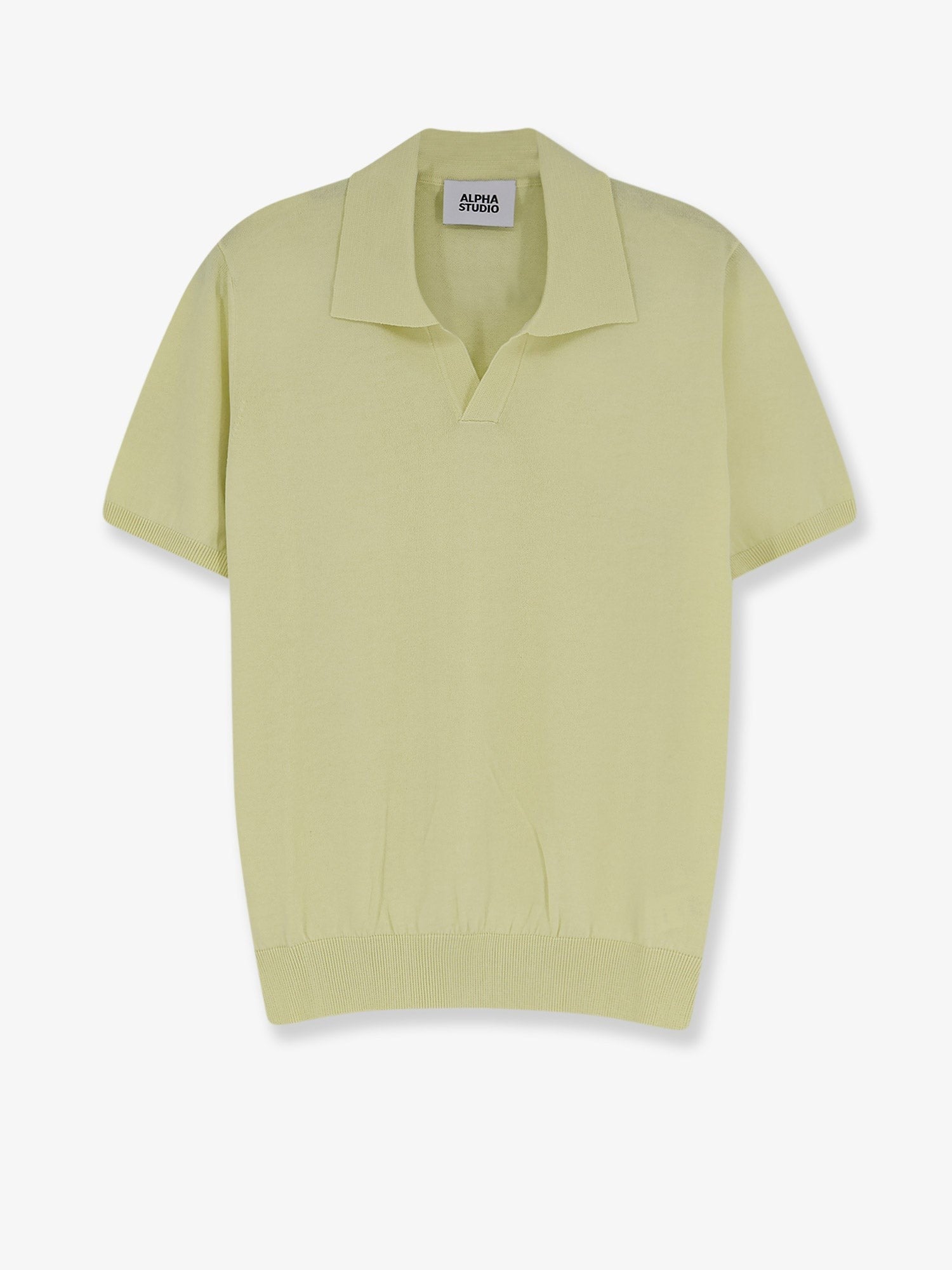ALPHA-STUDIO - Man - Yellow - Polo Shirt