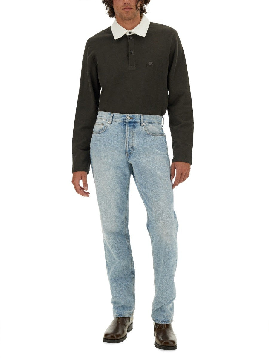 COURREGES - Man - Brown - Polo Shirts