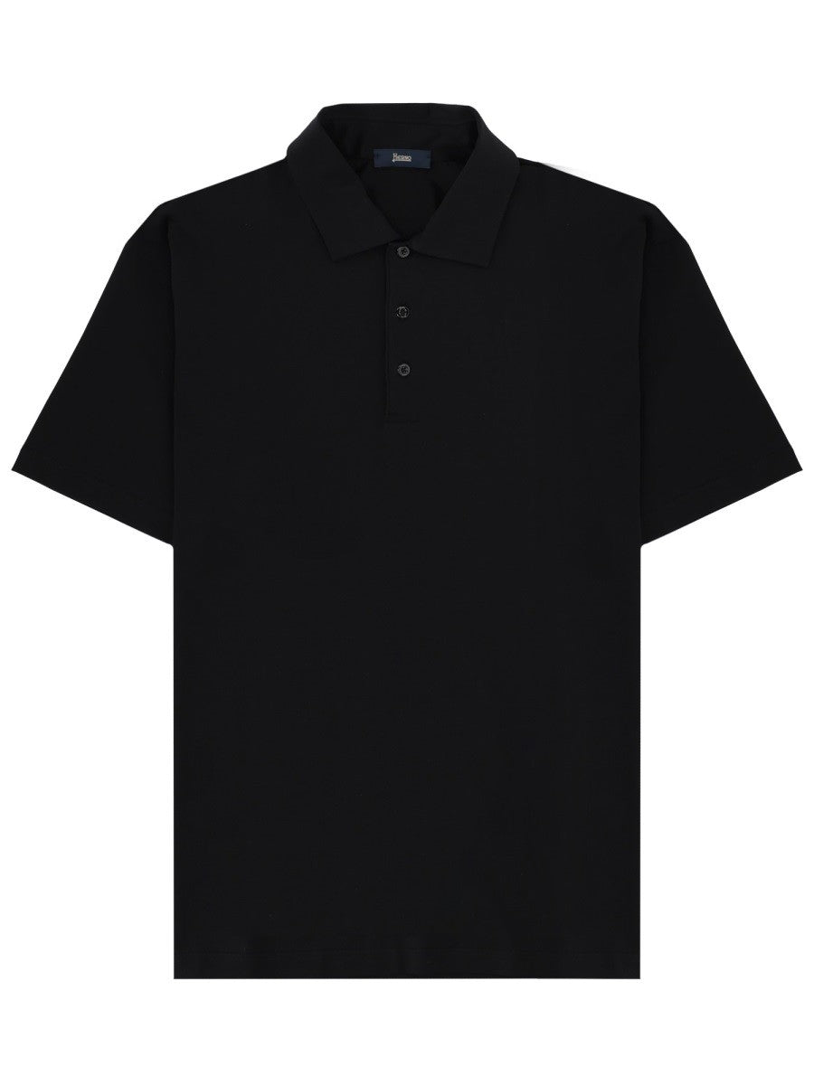 Herno - Man - Black - Polo Shirt