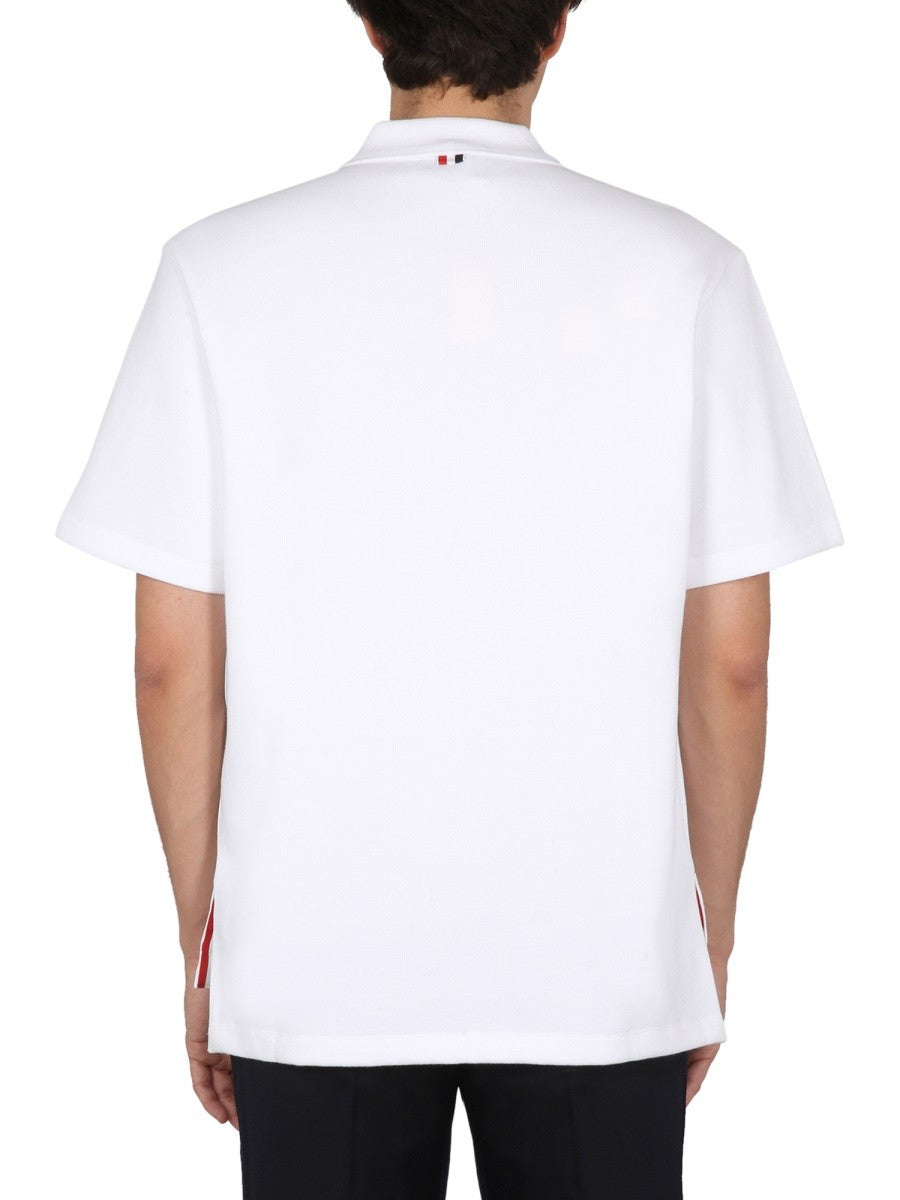 THOM BROWNE - Man - White - Polo Shirt