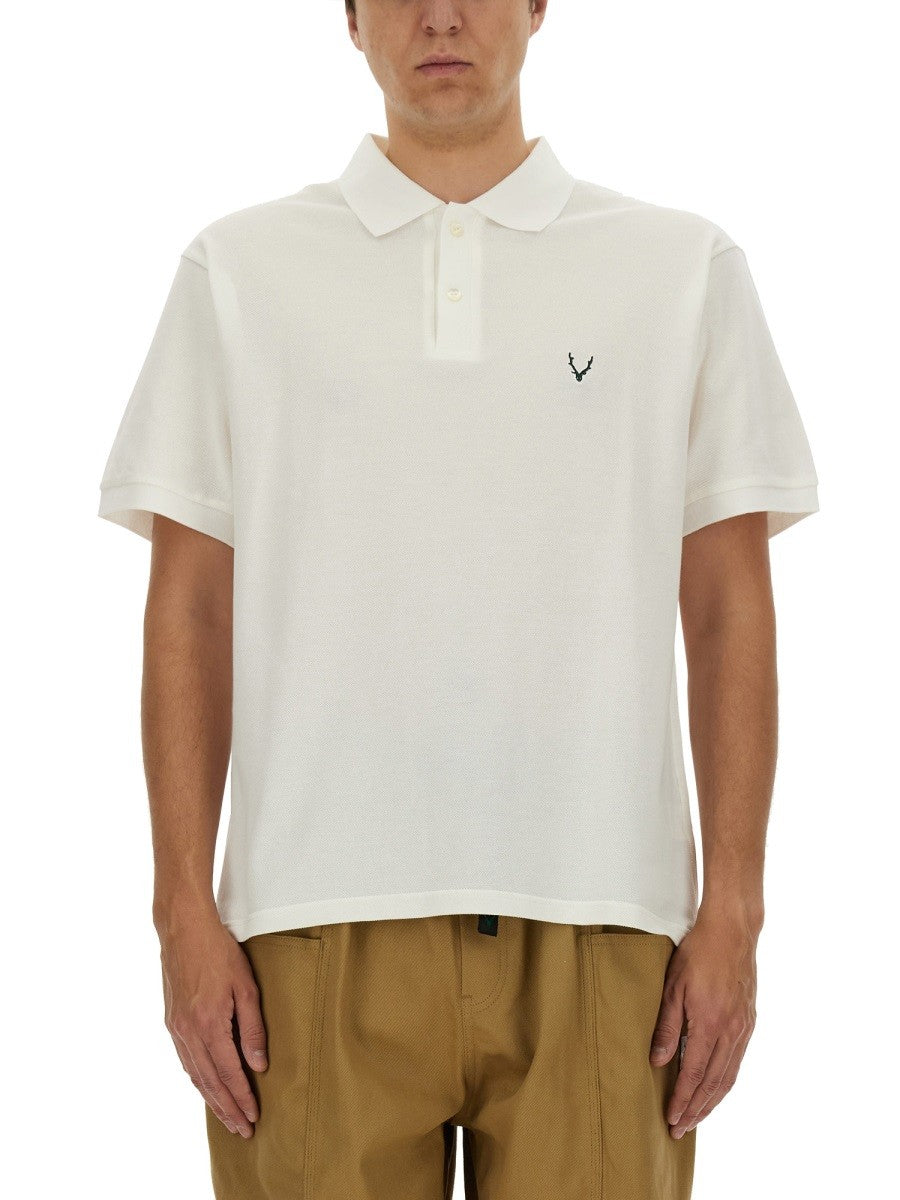 SOUTH2 WEST8 - Man - White - Polo Shirts