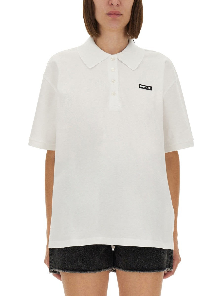 ROTATE BIRGER CHRISTENSEN - Woman - White - POLO SHIRT