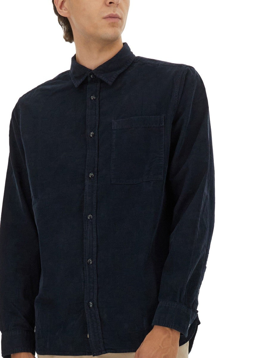 Woolrich - Man - Blue - Shirt