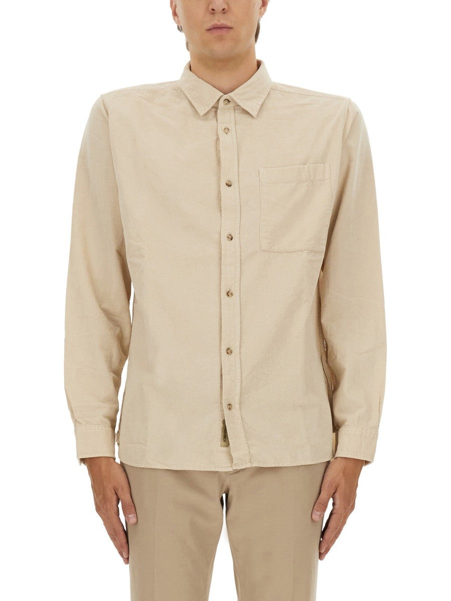 Woolrich - Man - Beige - Shirt