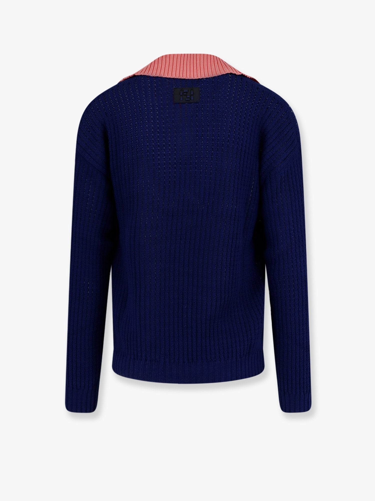Fendi - Man - Blue - Knit Sweater