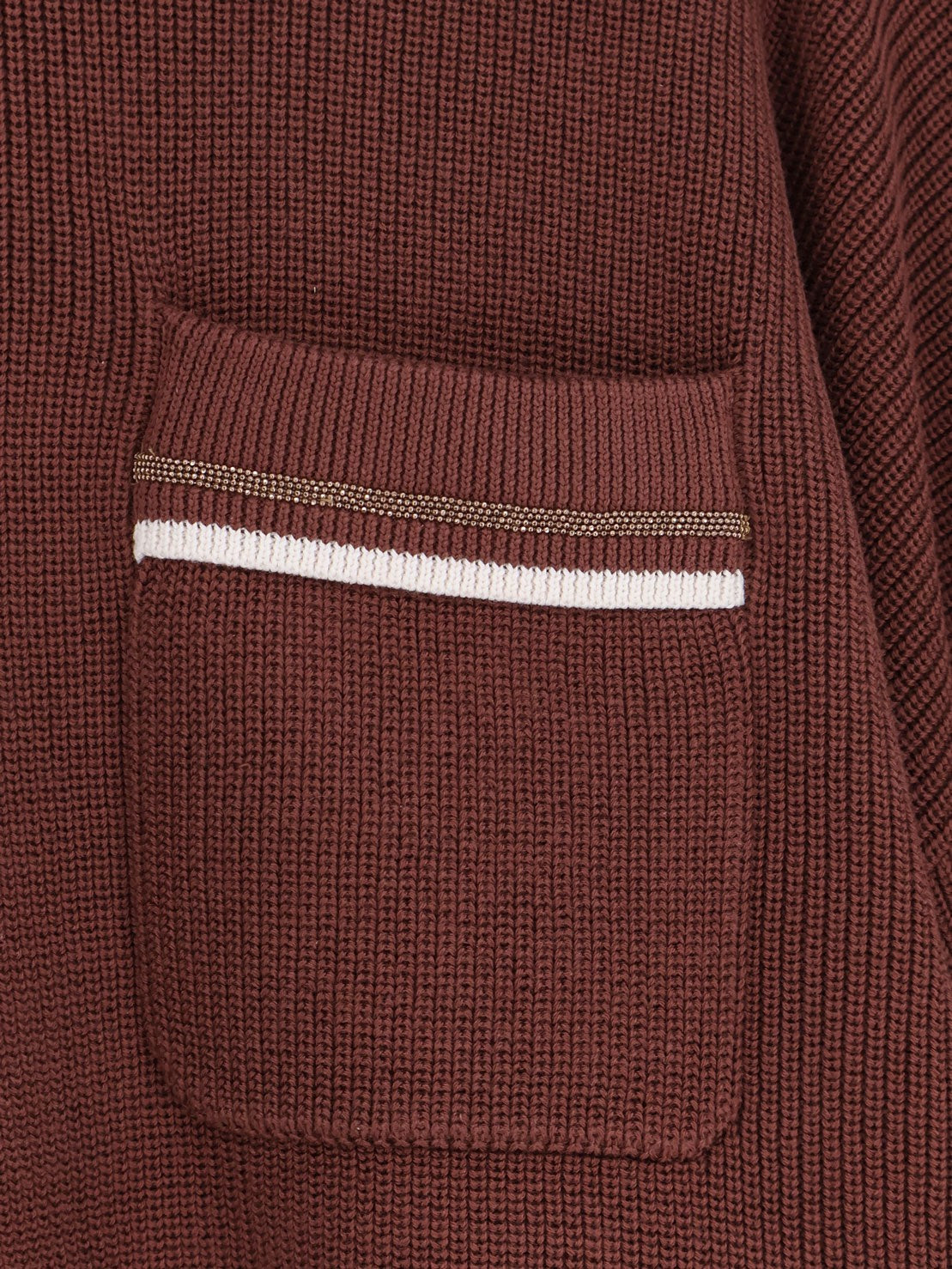 Brunello Cucinelli - Woman - Brown - Knit Sweater