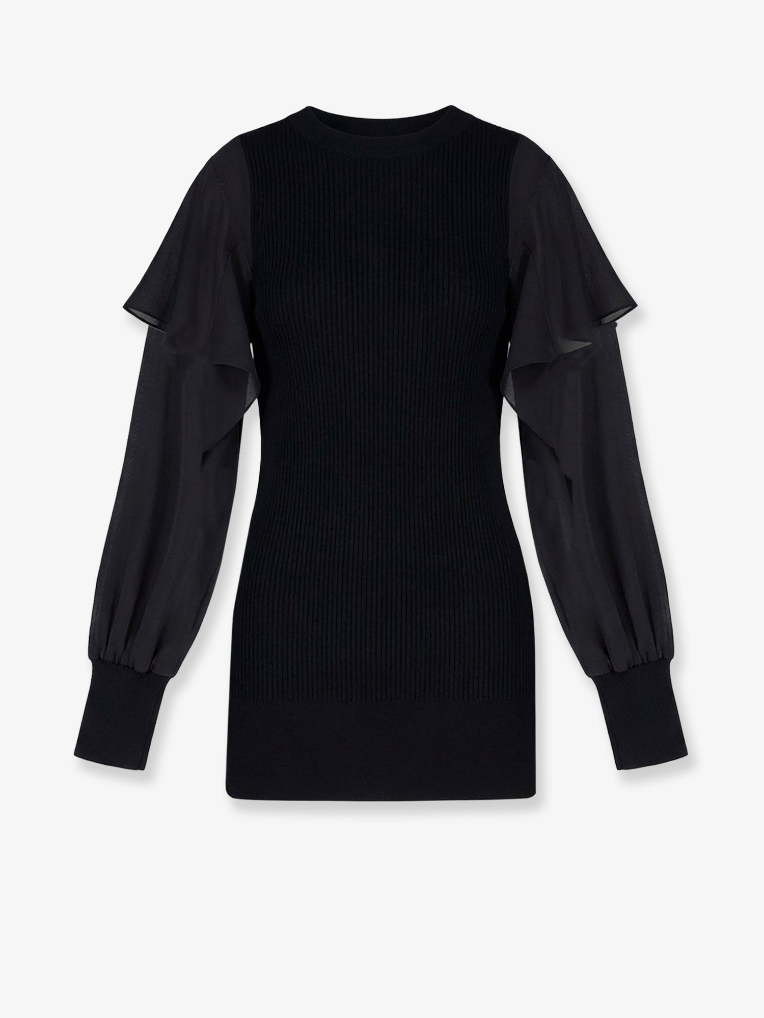 SACAI - Woman - Black - Knit Sweater