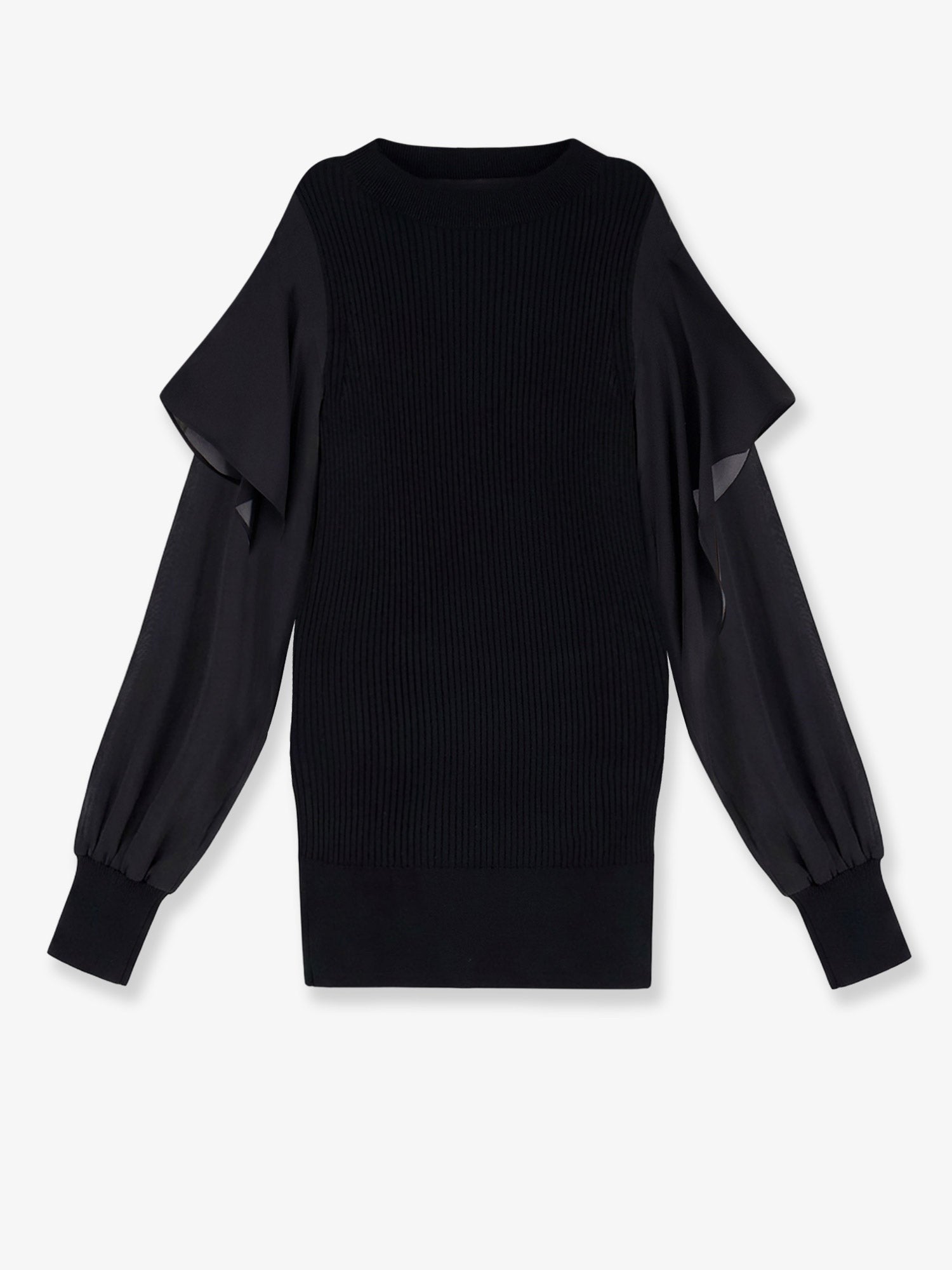 SACAI - Woman - Black - Knit Sweater