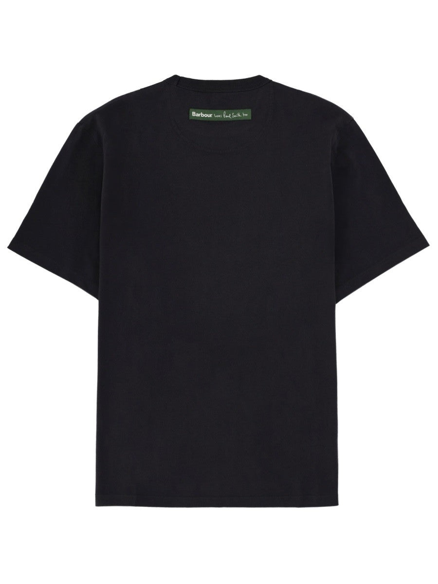BARBOUR X PAUL SMITH - Man - Blue - T-shirt