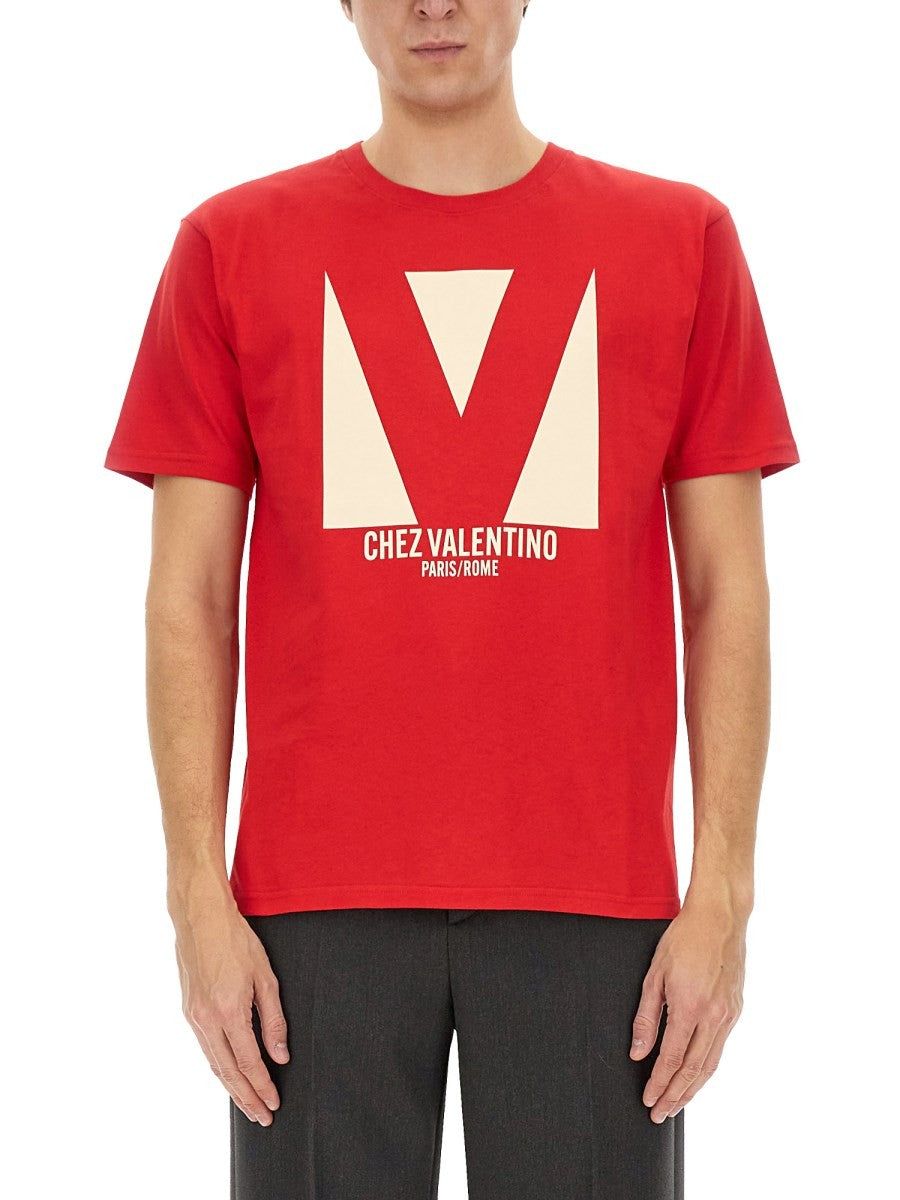 Valentino - Man - Red - T-shirt