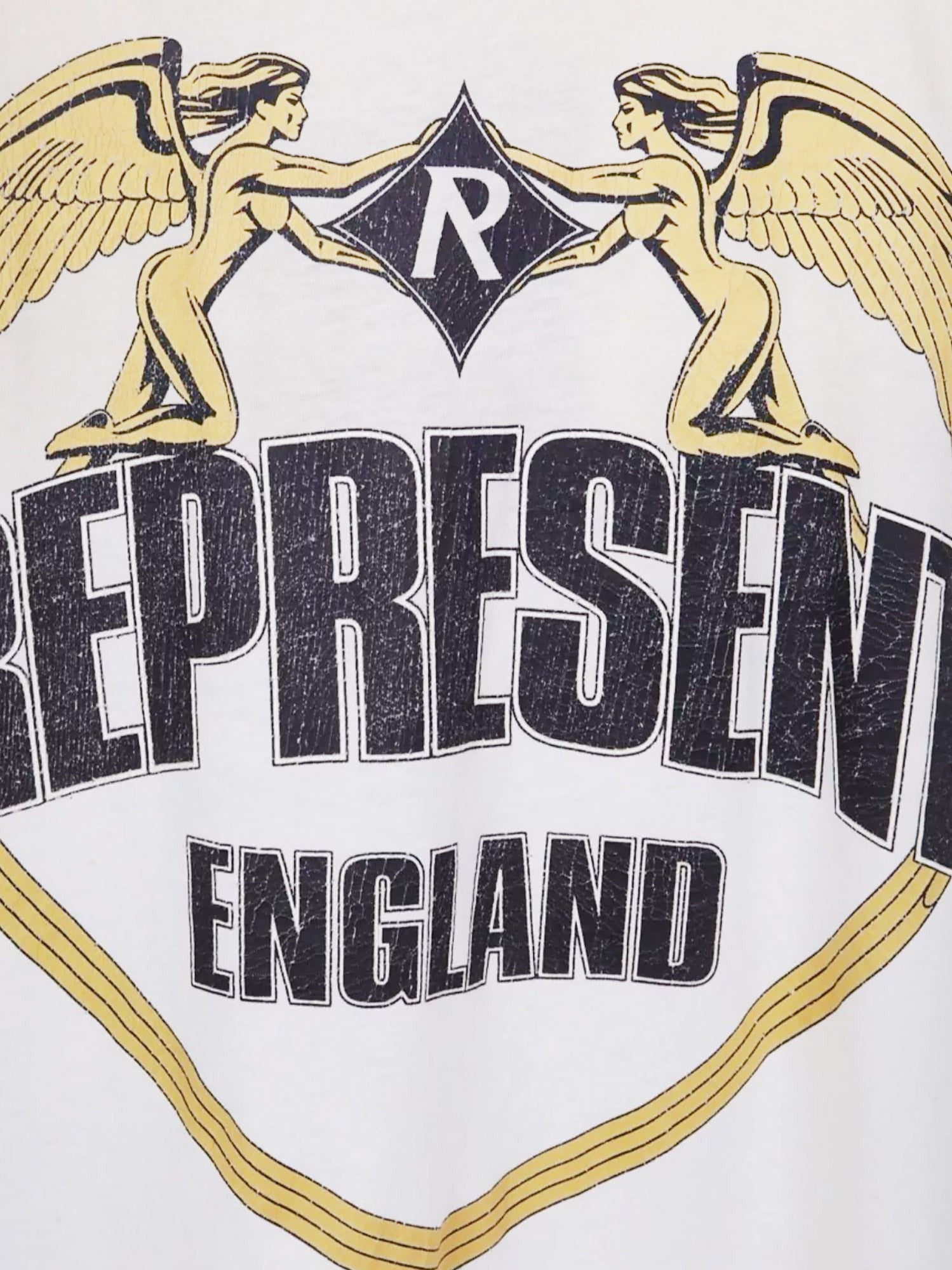 Represent - Man - Washed Ecru - T-shirt