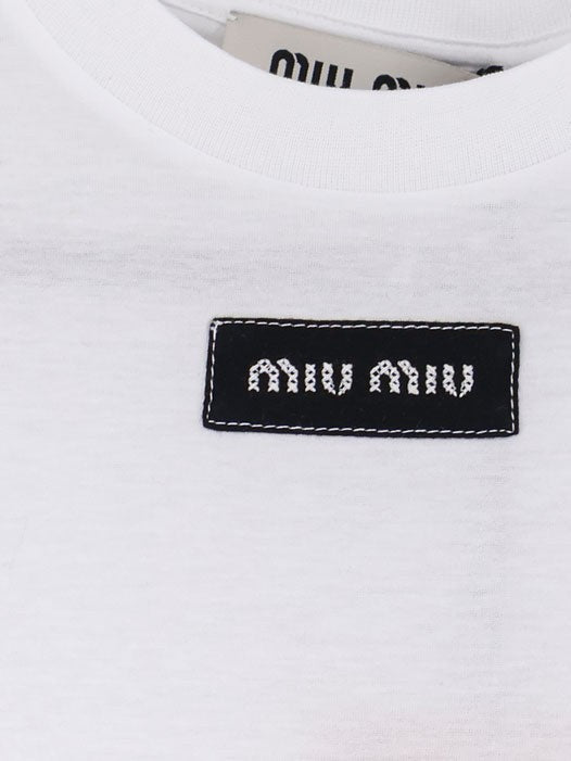 Miu Miu - Woman - White - T-shirt