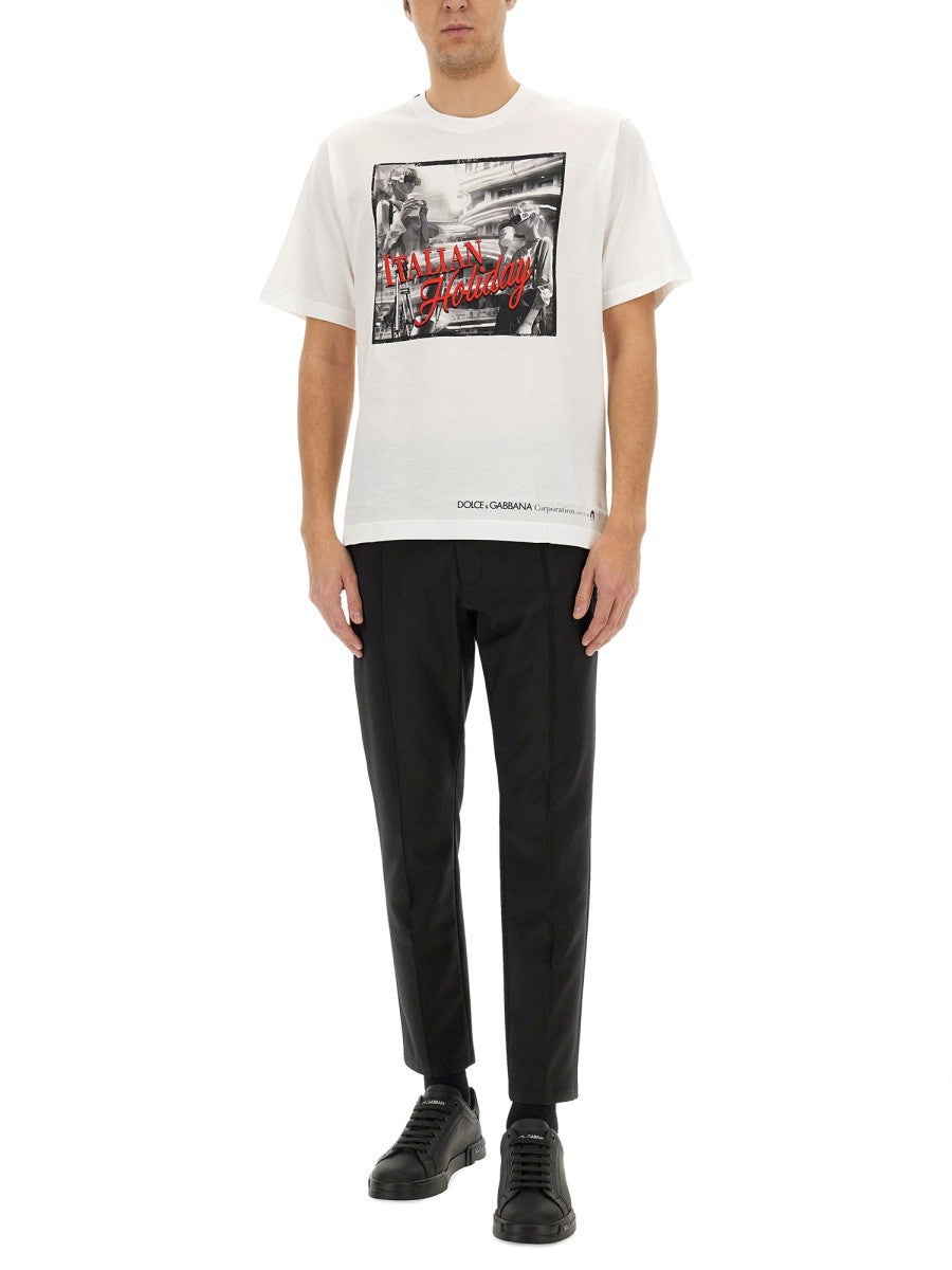 Dolce & Gabbana - Man - White - T-shirt
