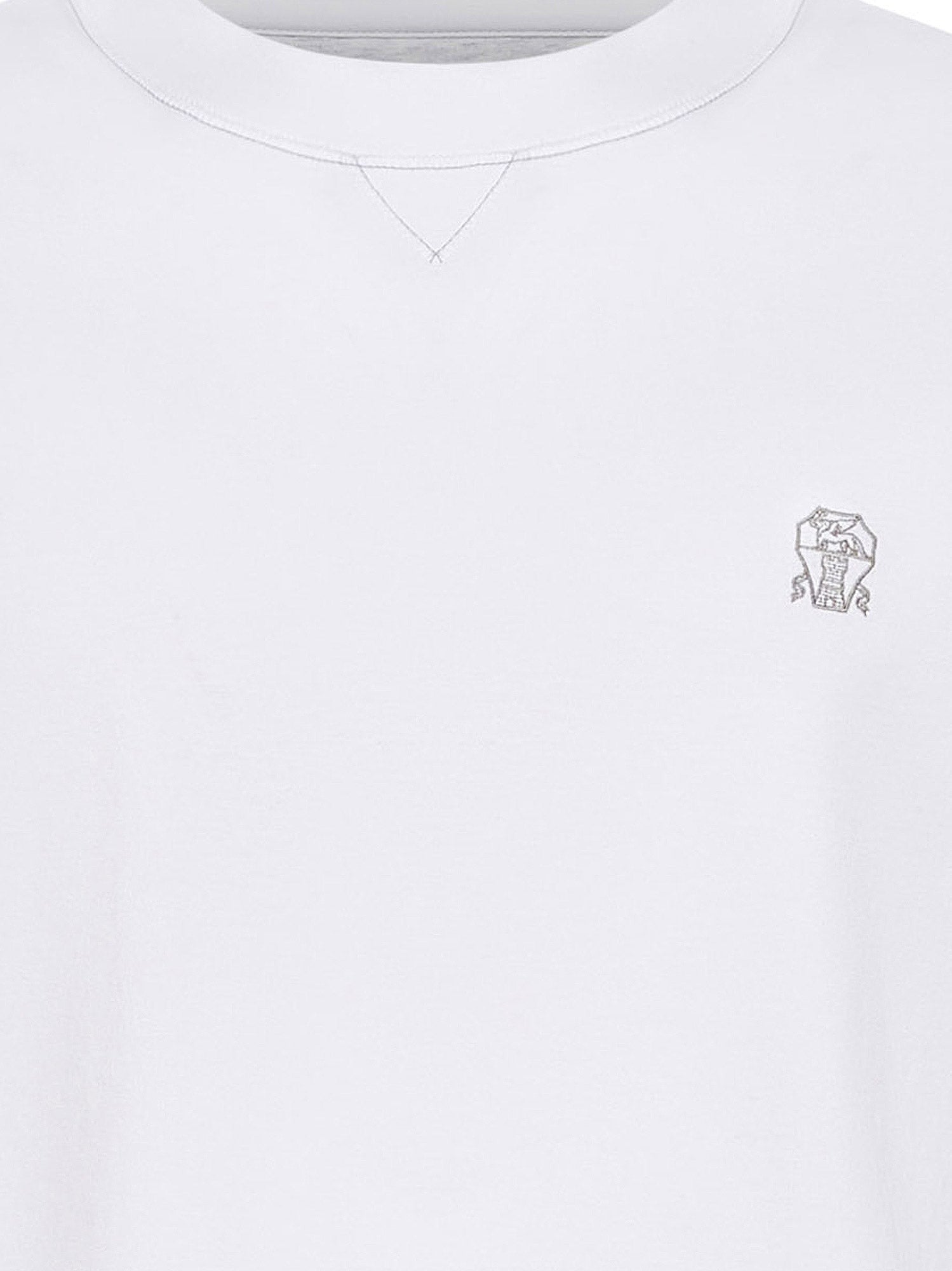 Brunello Cucinelli - Man - Bianco Grigio - T-shirt