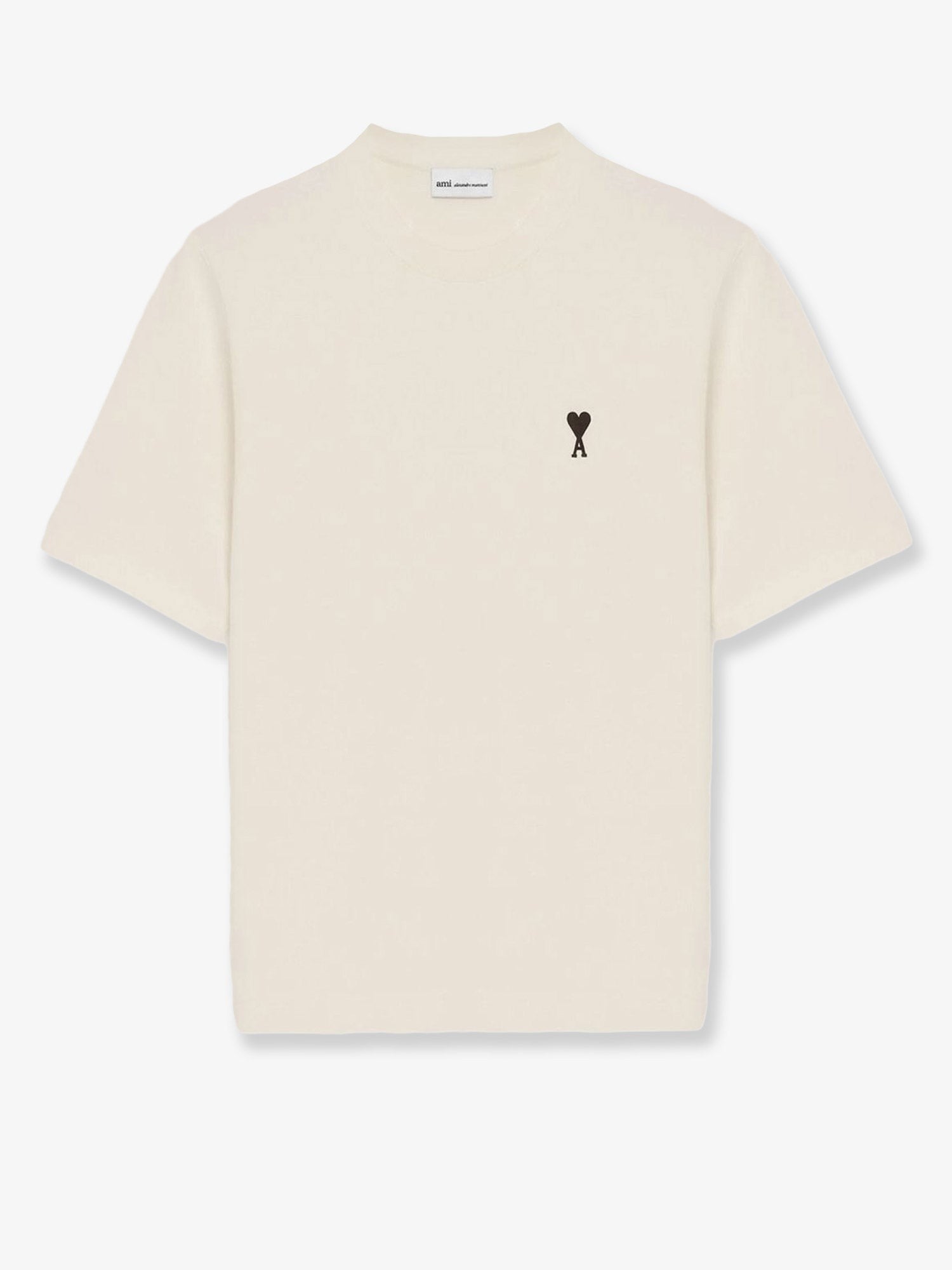 AMI PARIS - Man - Blanc Creme - T-shirt