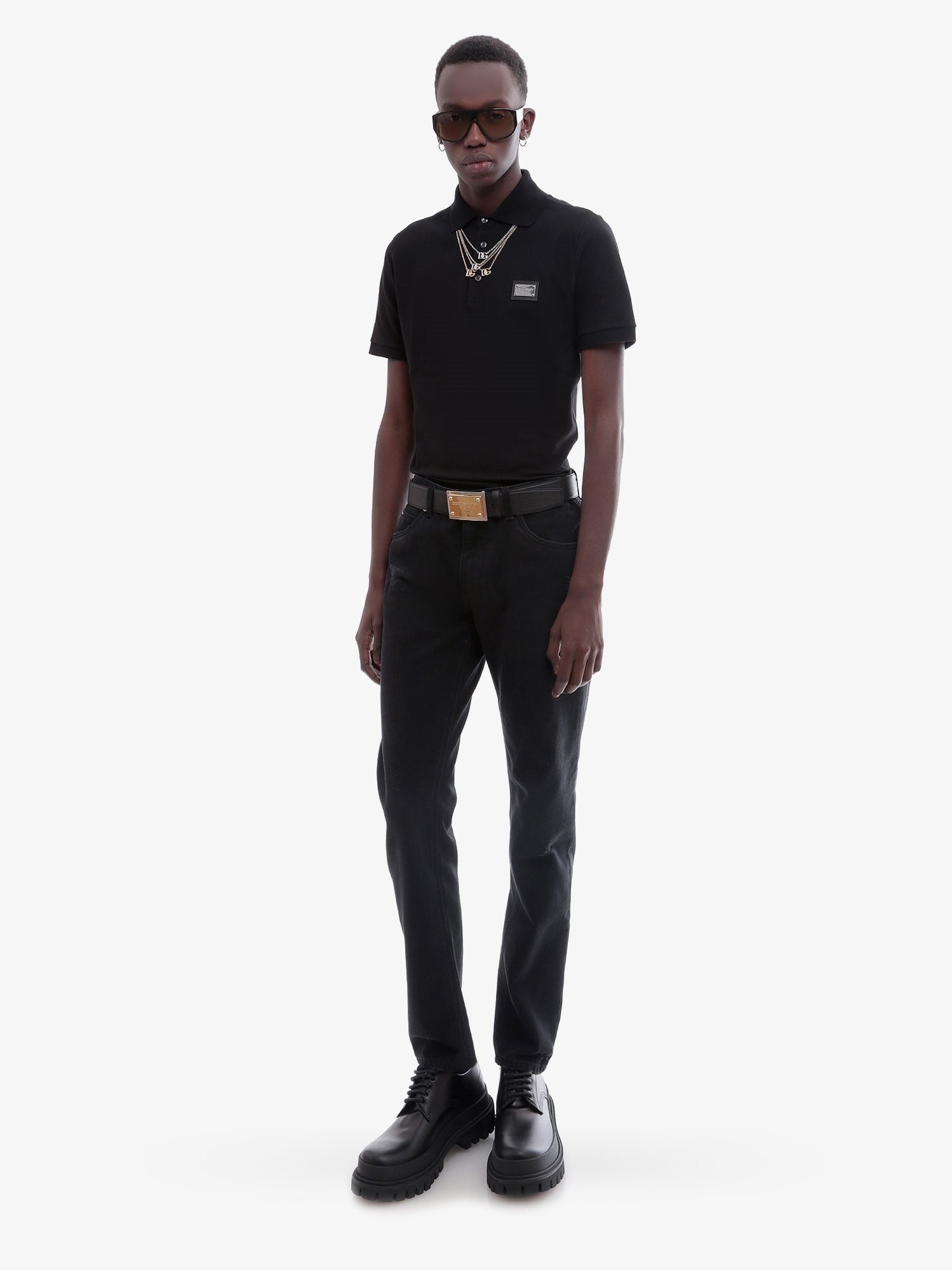 Dolce & Gabbana - Man - Black - Polo Shirt